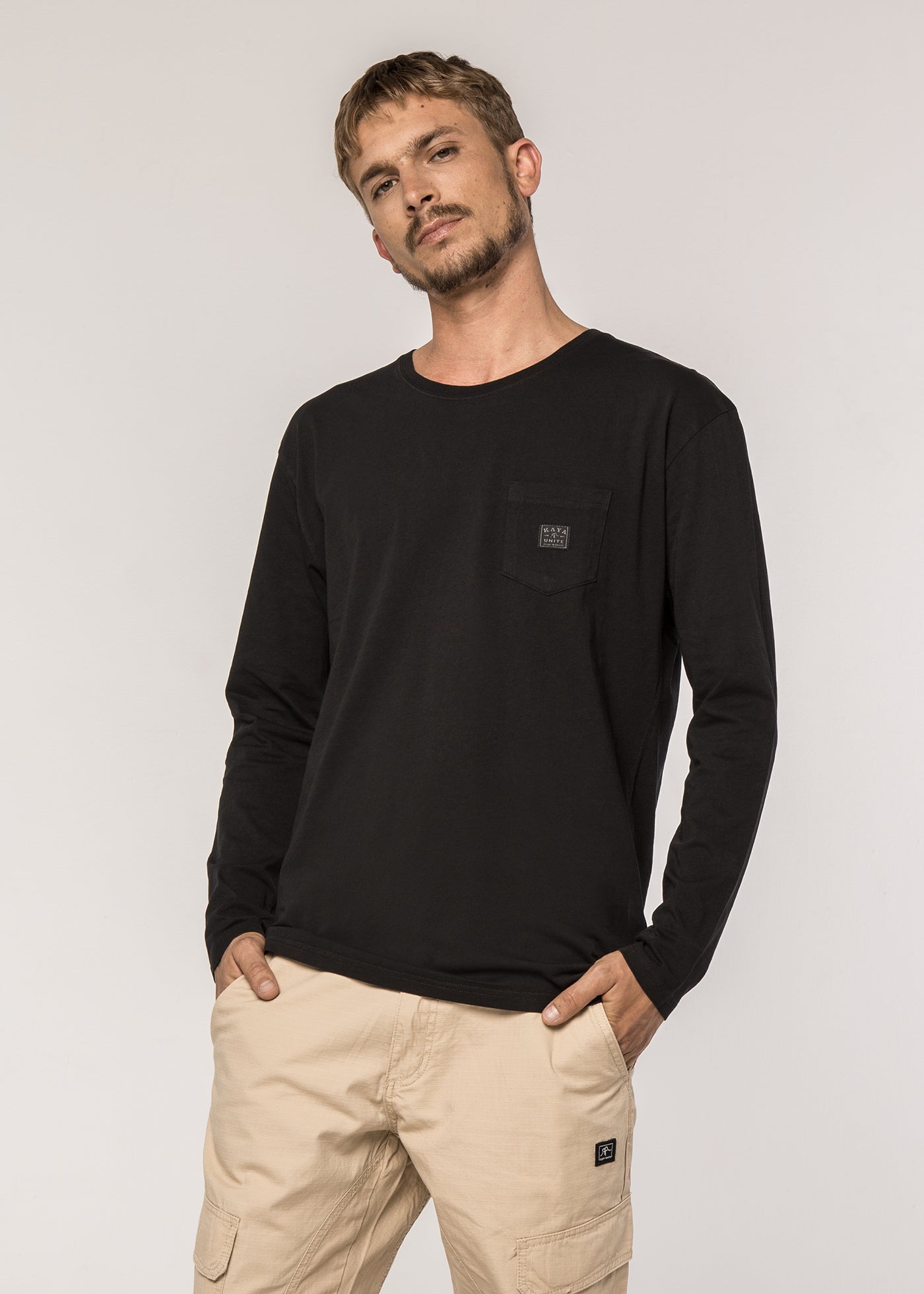 T-Shirt Long Daily Black