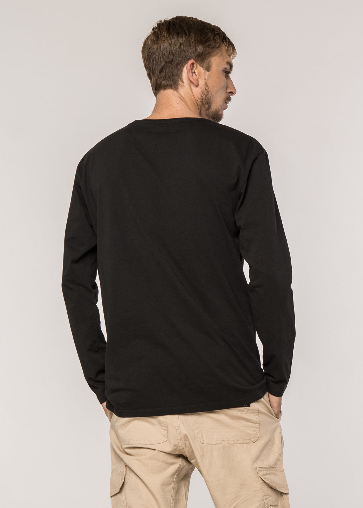 T-Shirt Long Daily Black