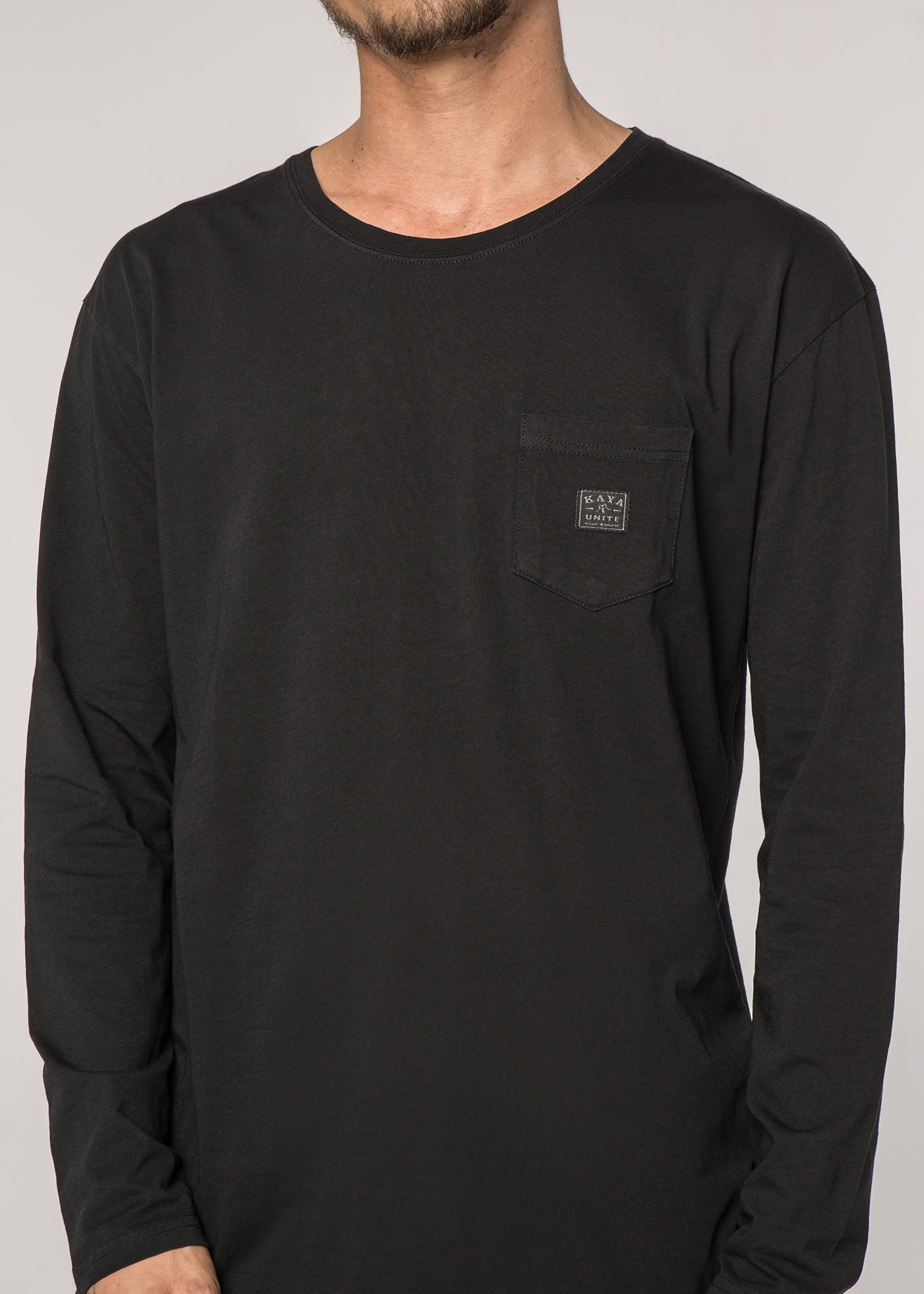 T-Shirt Long Daily Black