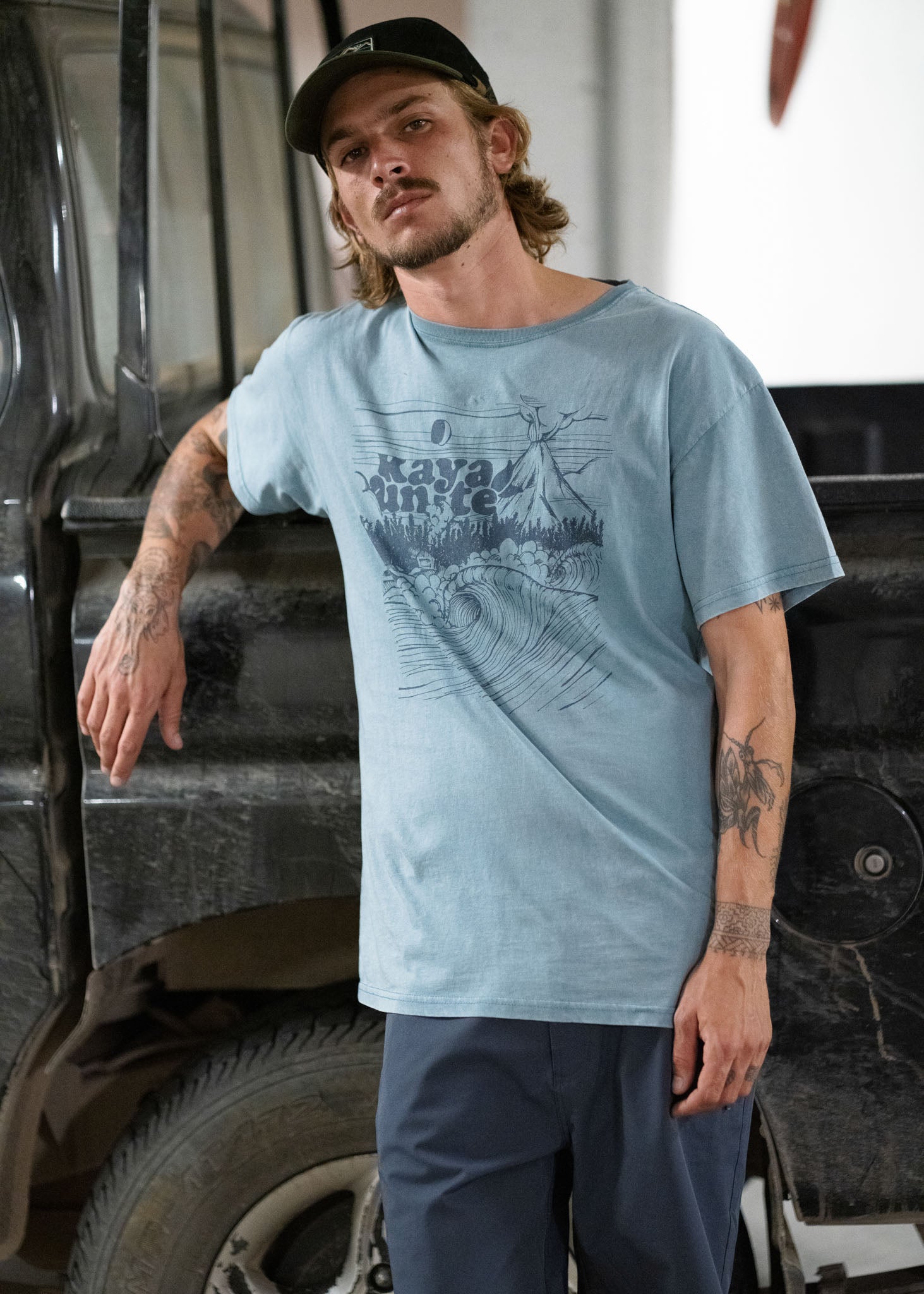 Polera Wave - Teal