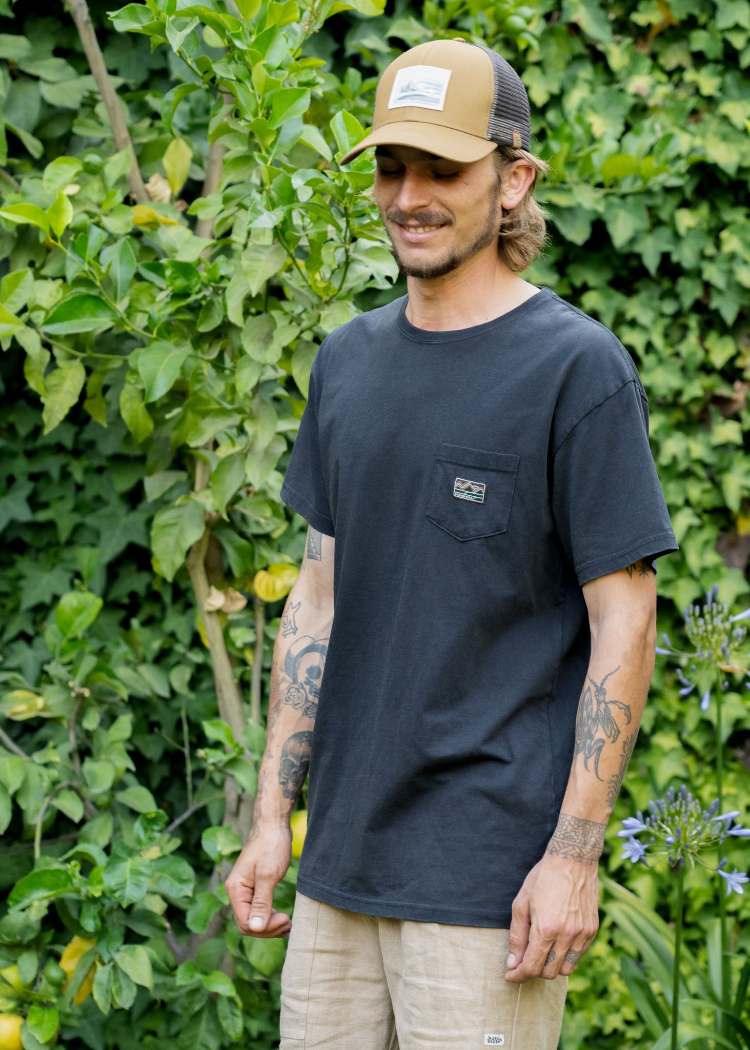 Polera Woven - Negra