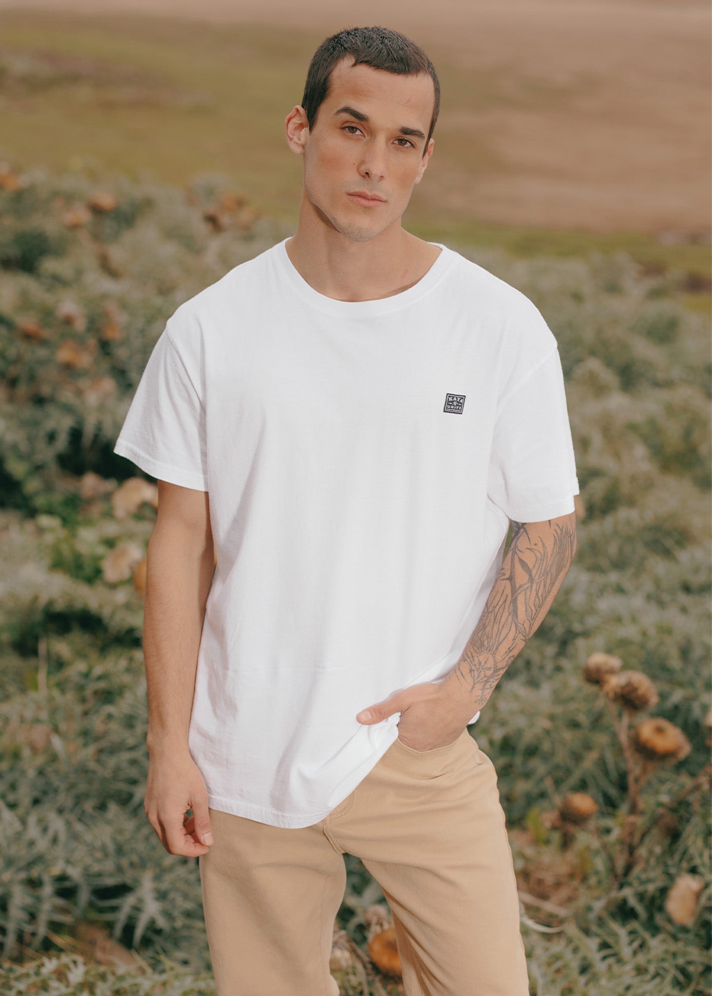 Polera Hombre Daily - Blanco