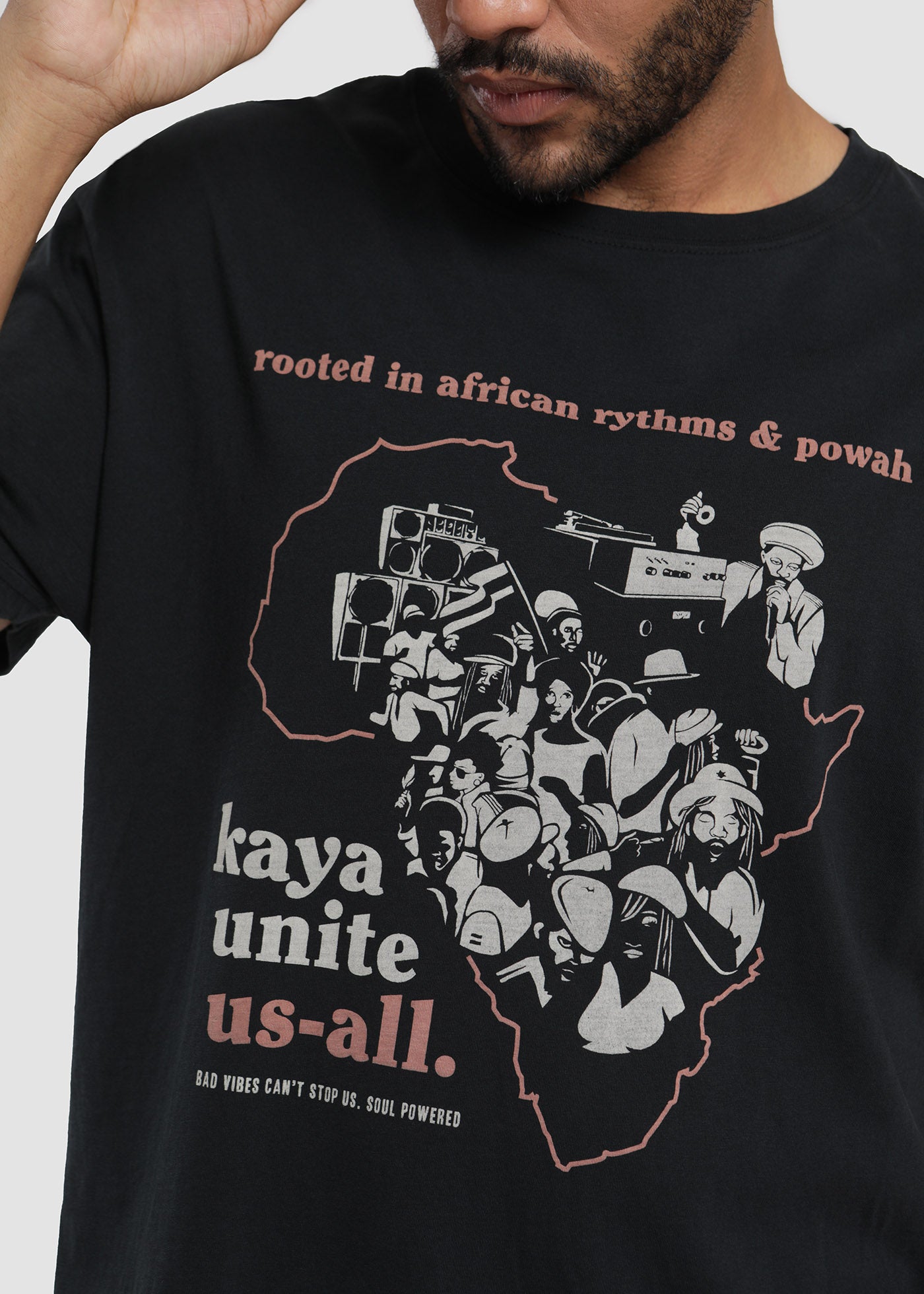 Polera Hombre Unite - Negro