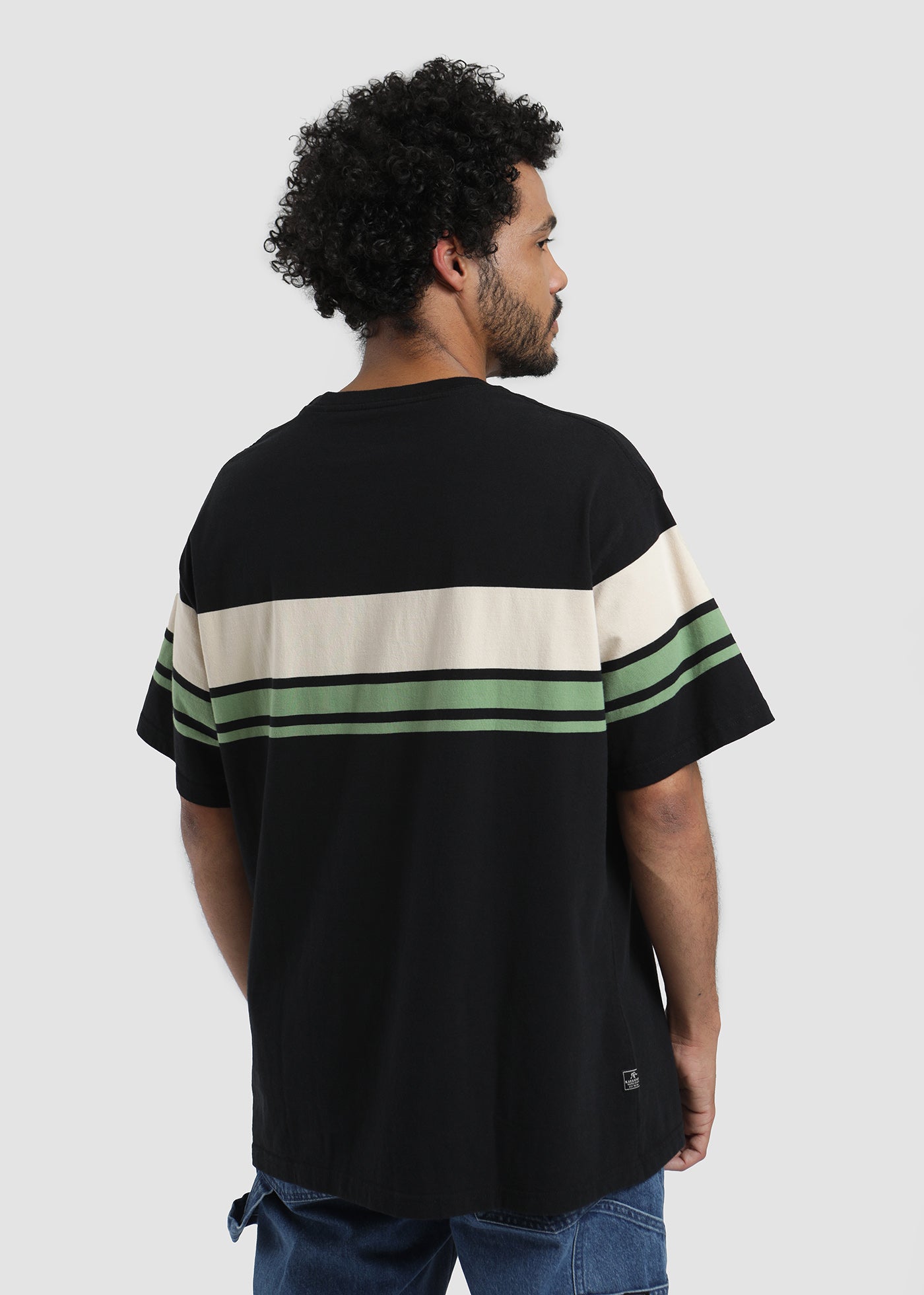 Polera Hombre Heavyweight Rayas