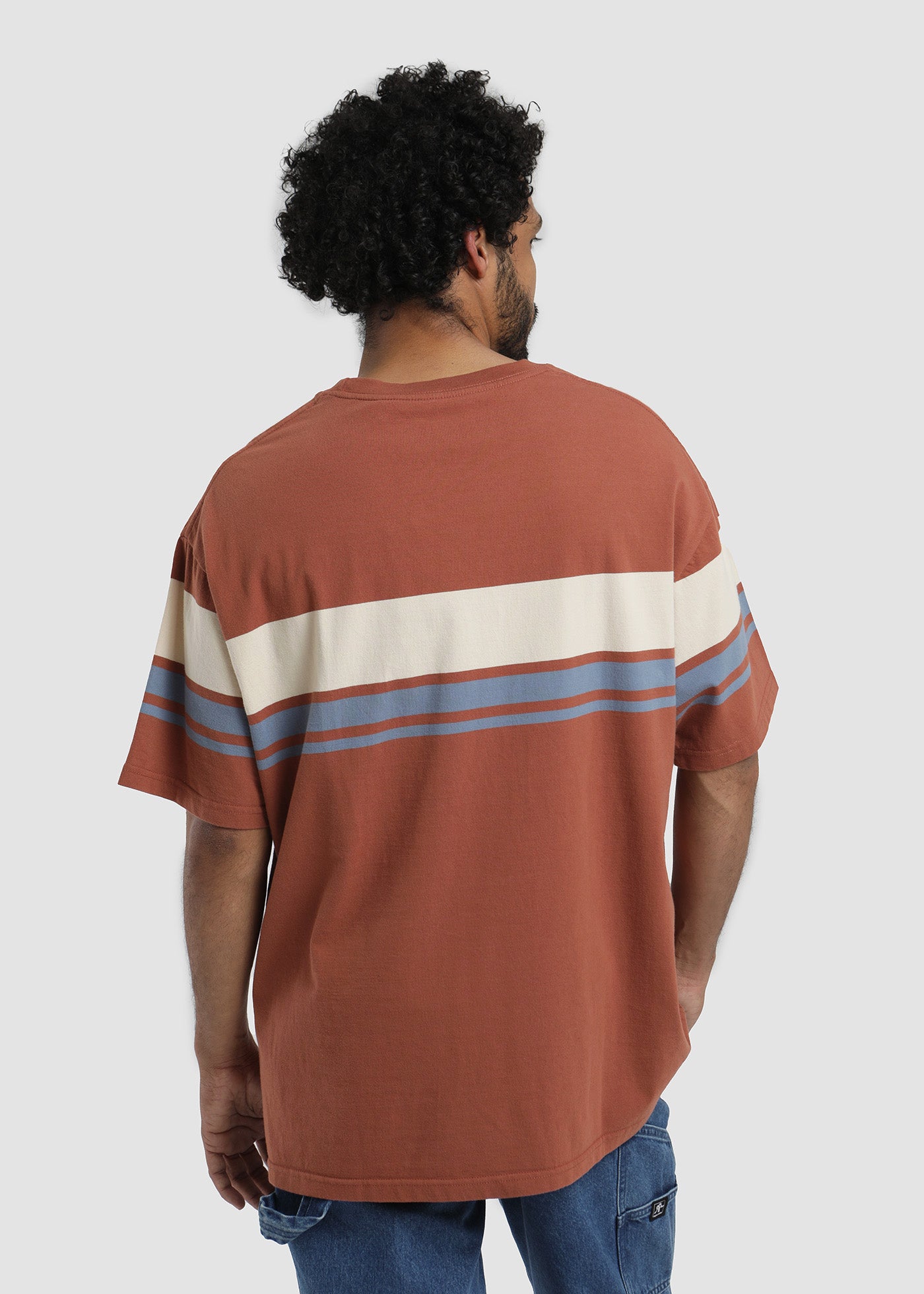 Polera Hombre Heavyweight Rayas