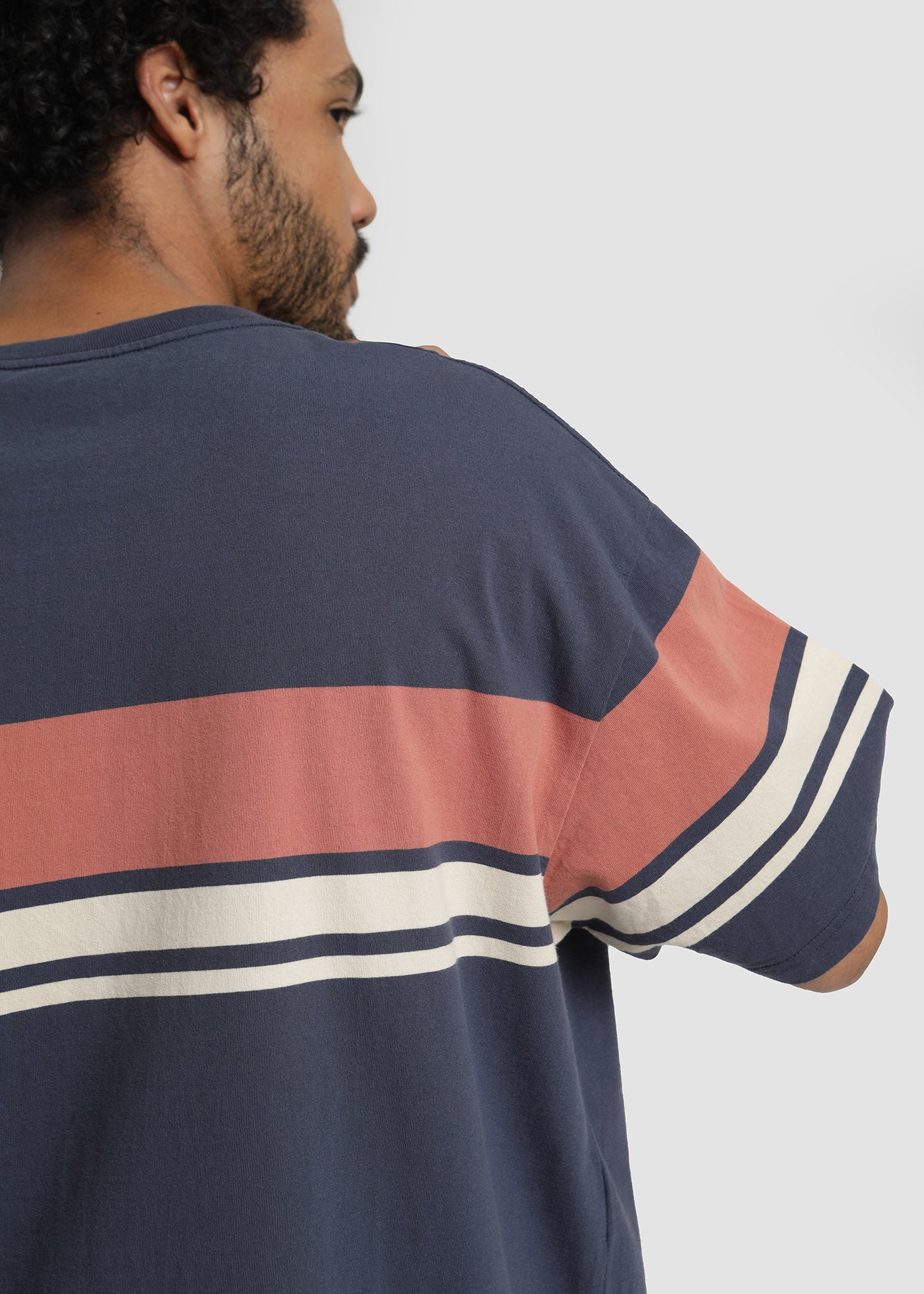 Polera Hombre Heavyweight Rayas