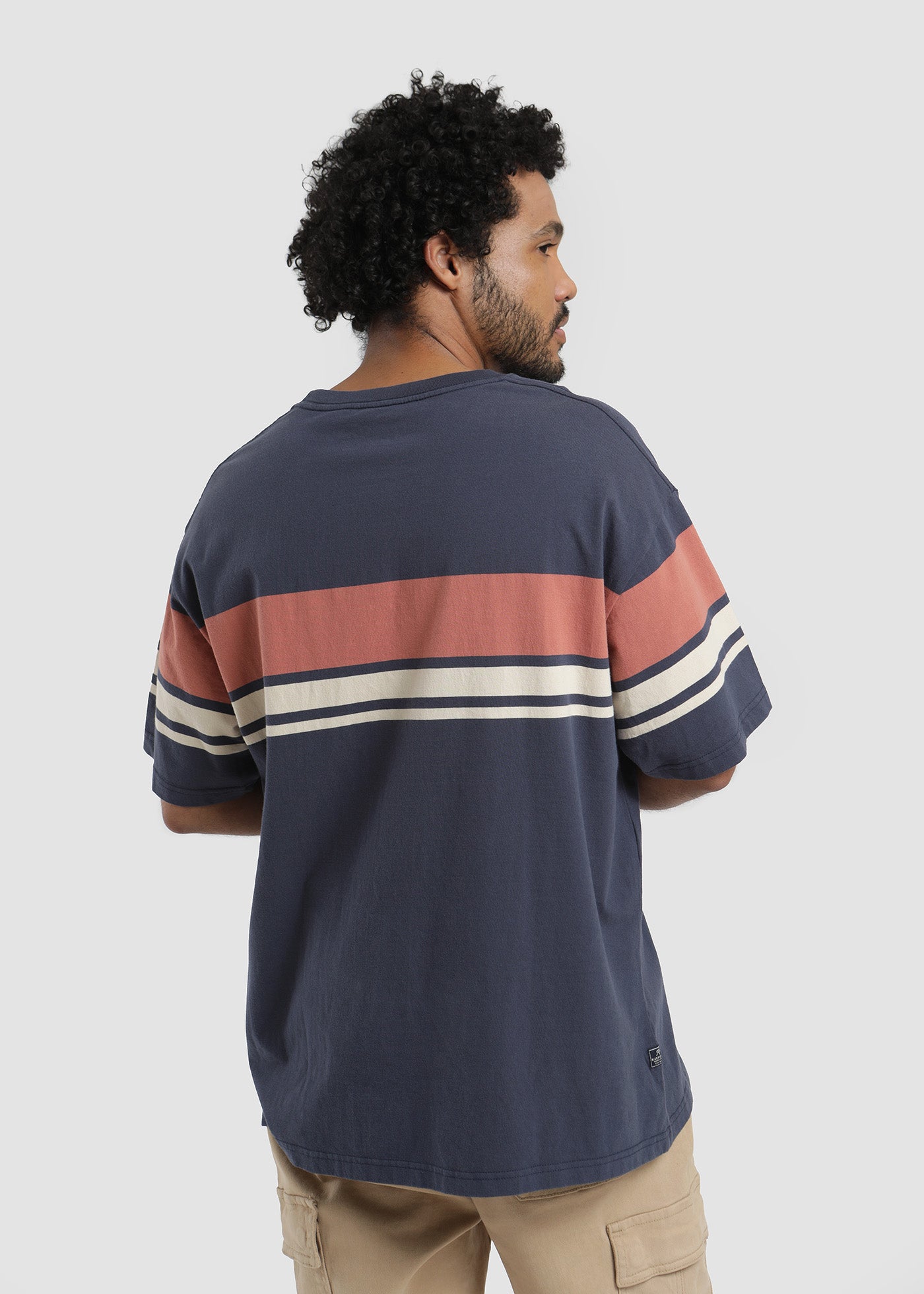 Polera Hombre Heavyweight Rayas