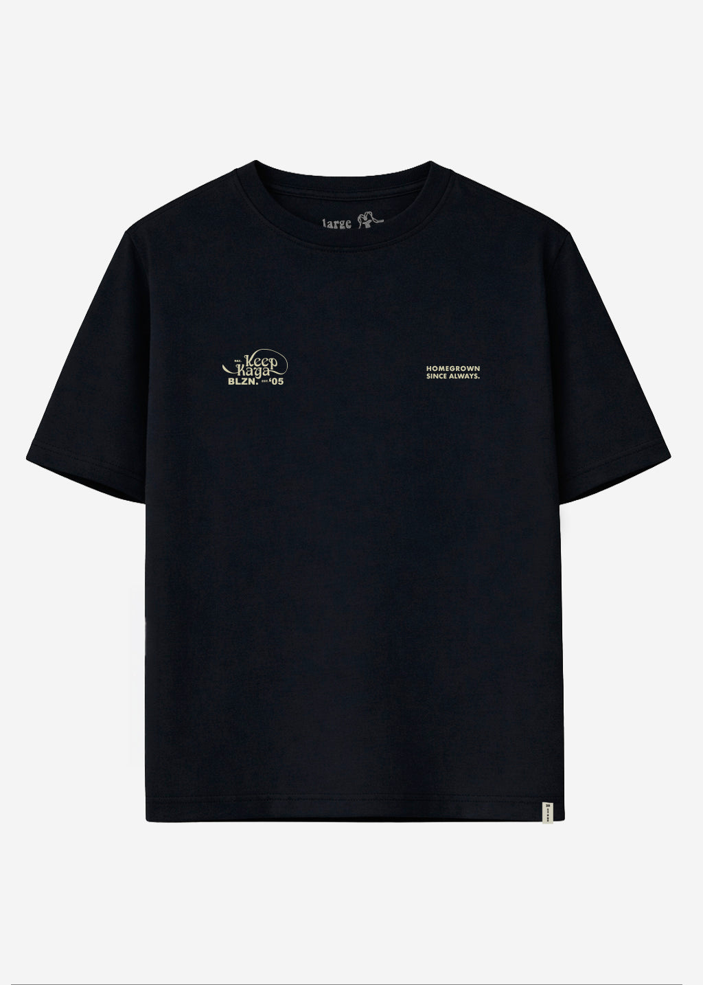 Polera Oversize Algodón Aniversario Hombre White Smoke