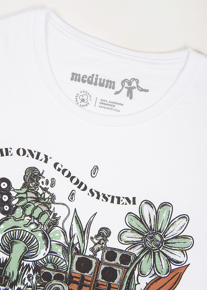 Polera Mujer Sound White