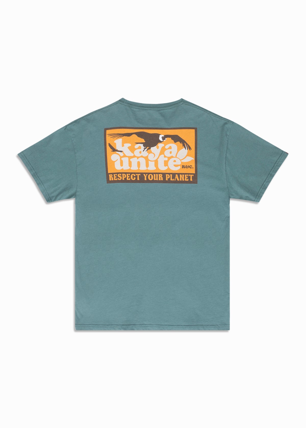 Polera Diseño Algodón Locals Hombre - Petrol White Smoke