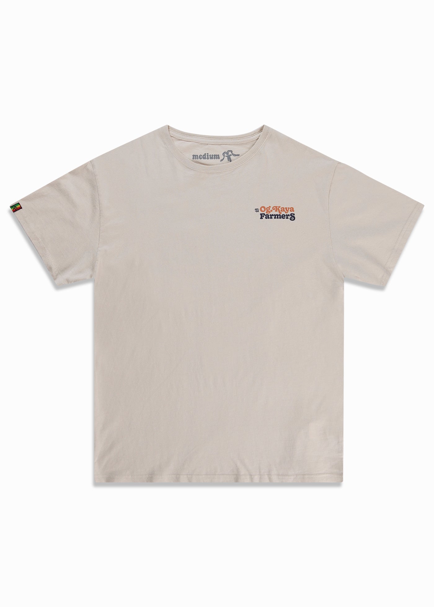 Polera Diseño Algodón Grown Hombre - Bone Gray