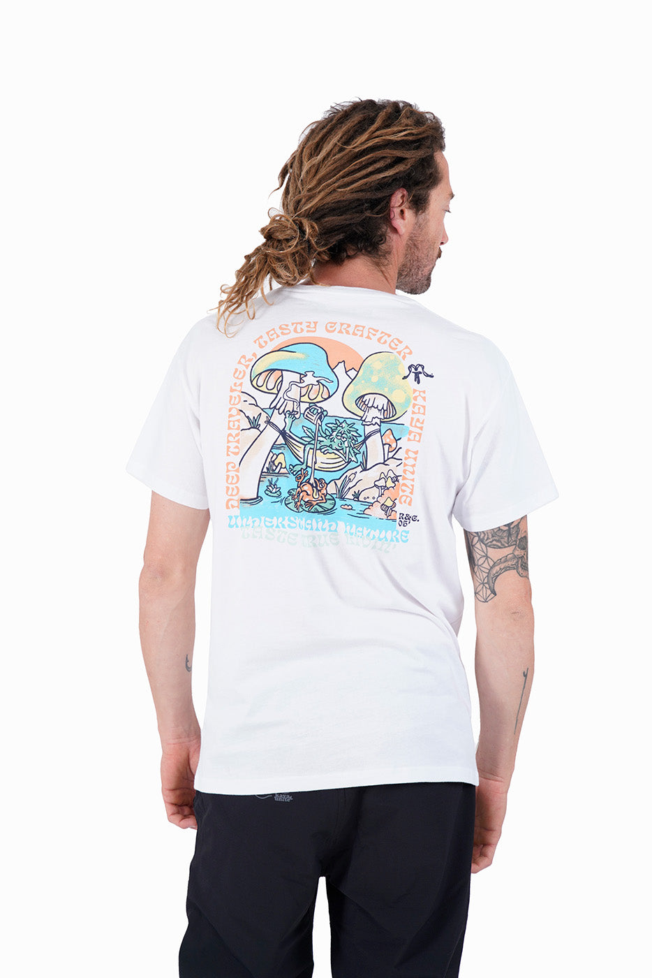 Polera Aqua Blanca