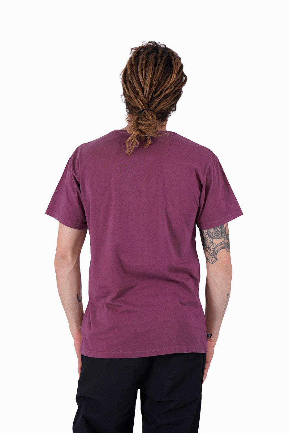 Polera Clásica Algodón Daily Hombre - Burdeo White Smoke