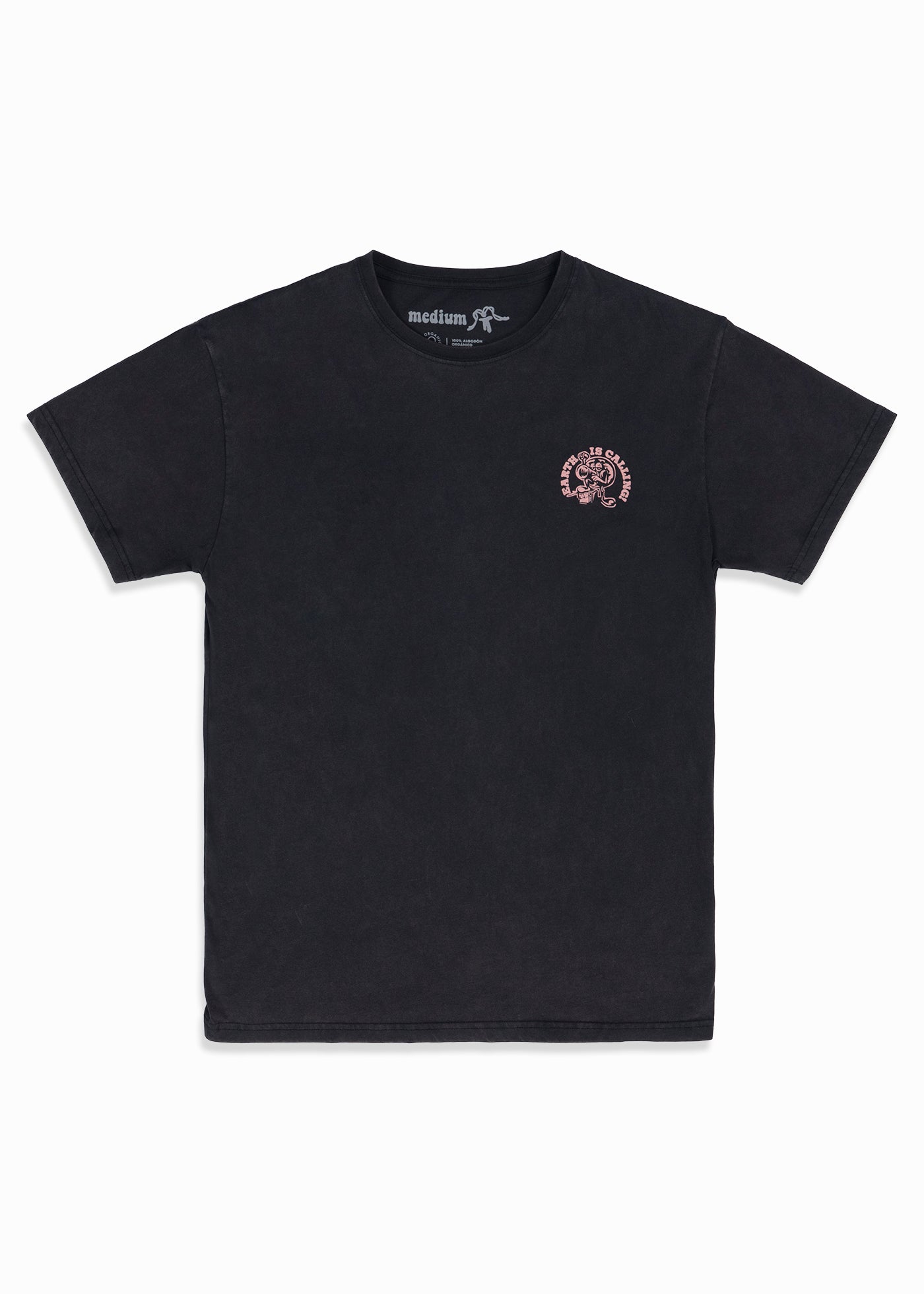 Polera Diseño Algodón Osorno Hombre - Negra Dark Slate Gray