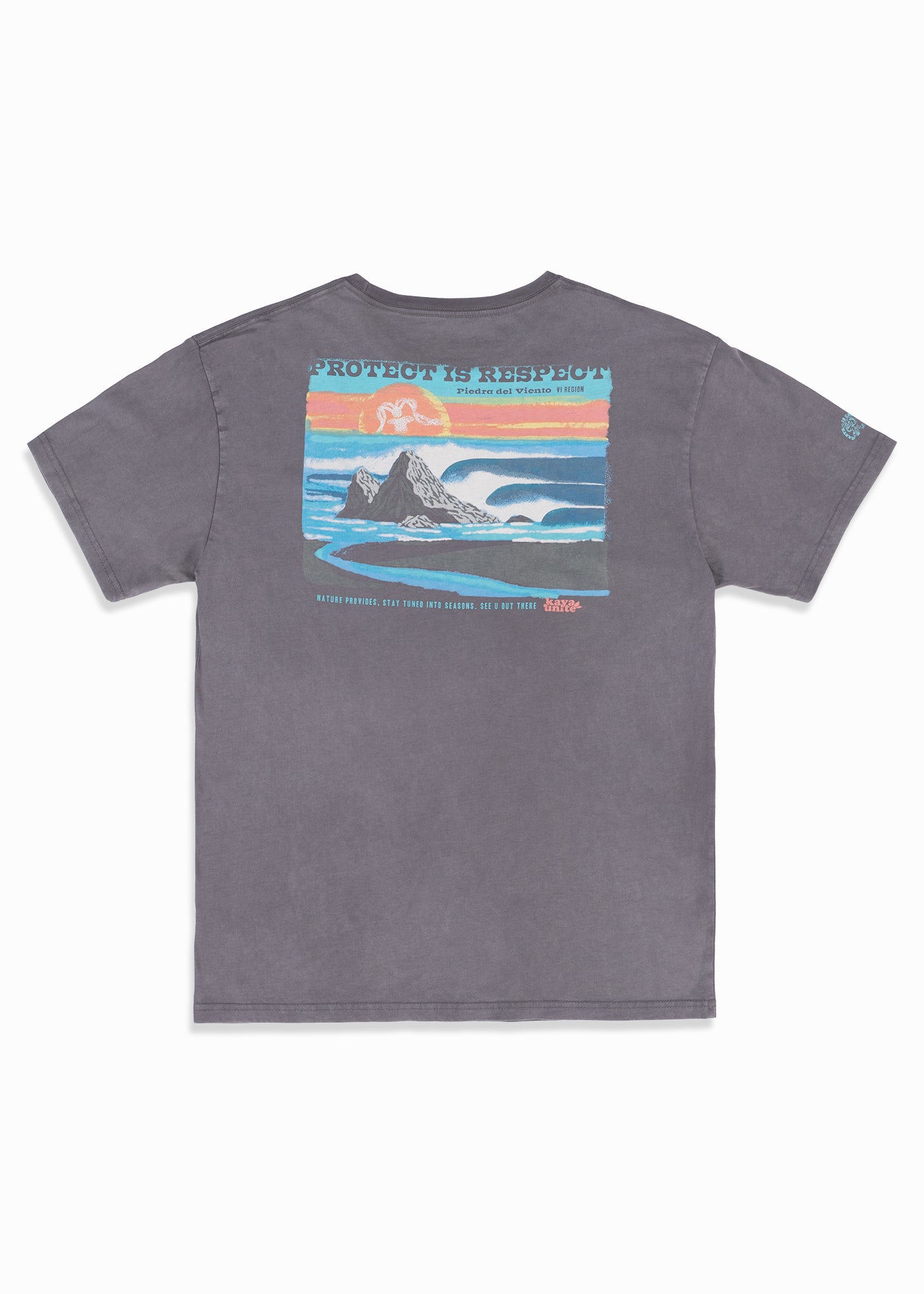 Polera Diseño Algodón Piedra Hombre - Gris White Smoke