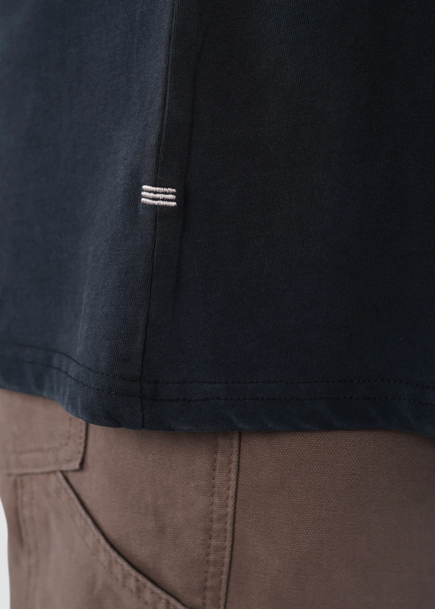 Polera Hombre Heavyweight - Negro