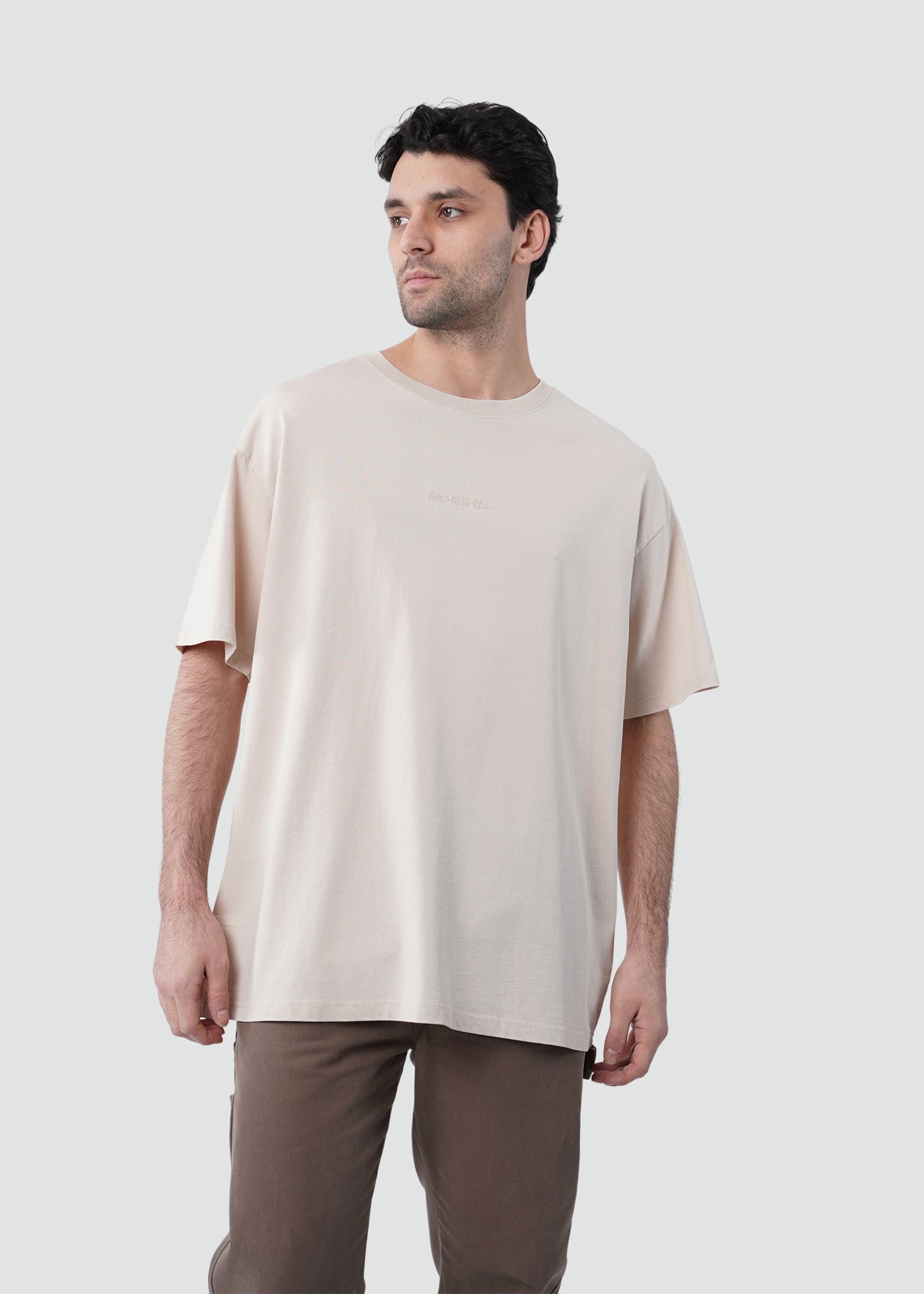 Polera Hombre Heavyweight - Bone