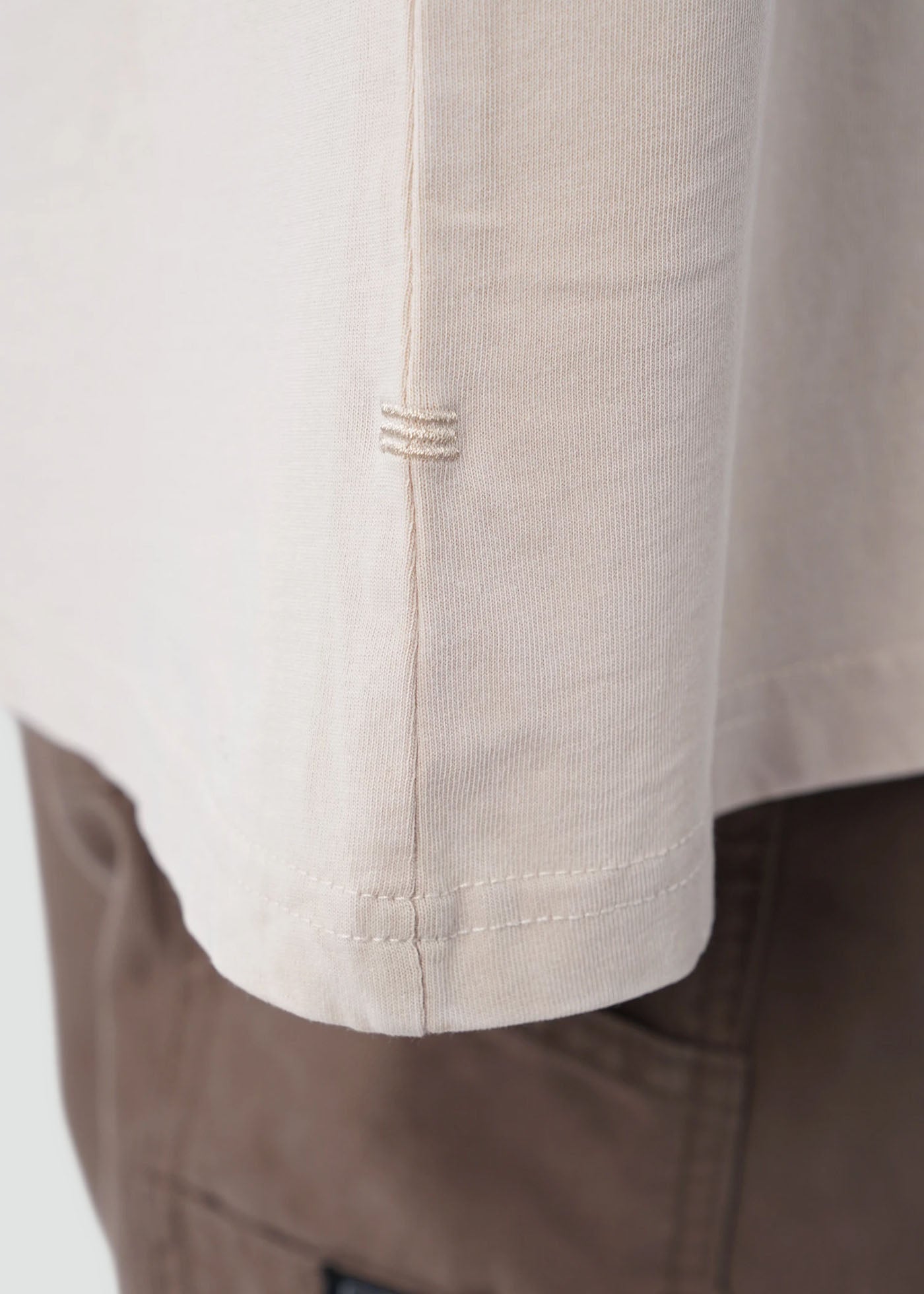 Polera Hombre Heavyweight - Bone