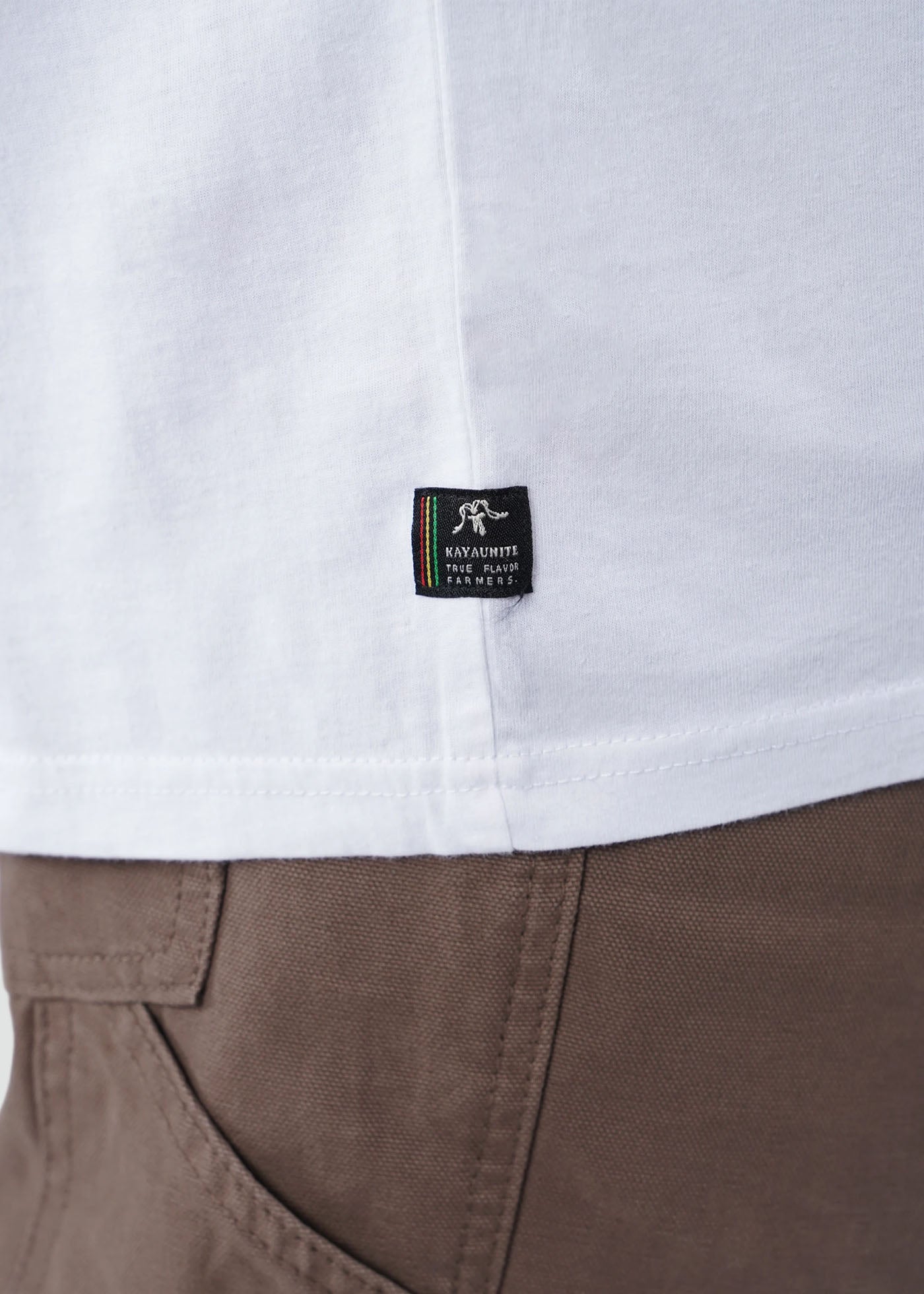Polera Hombre Roots - Blanco