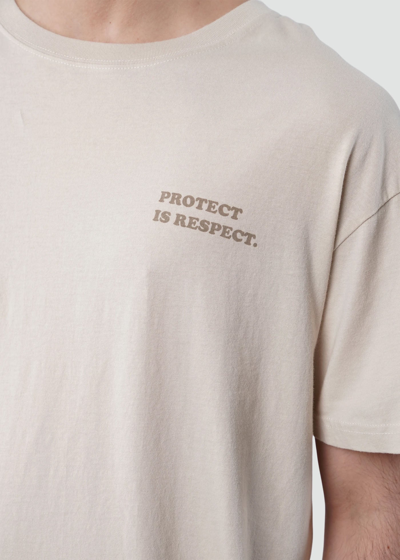 Polera Hombre Respect - Bone