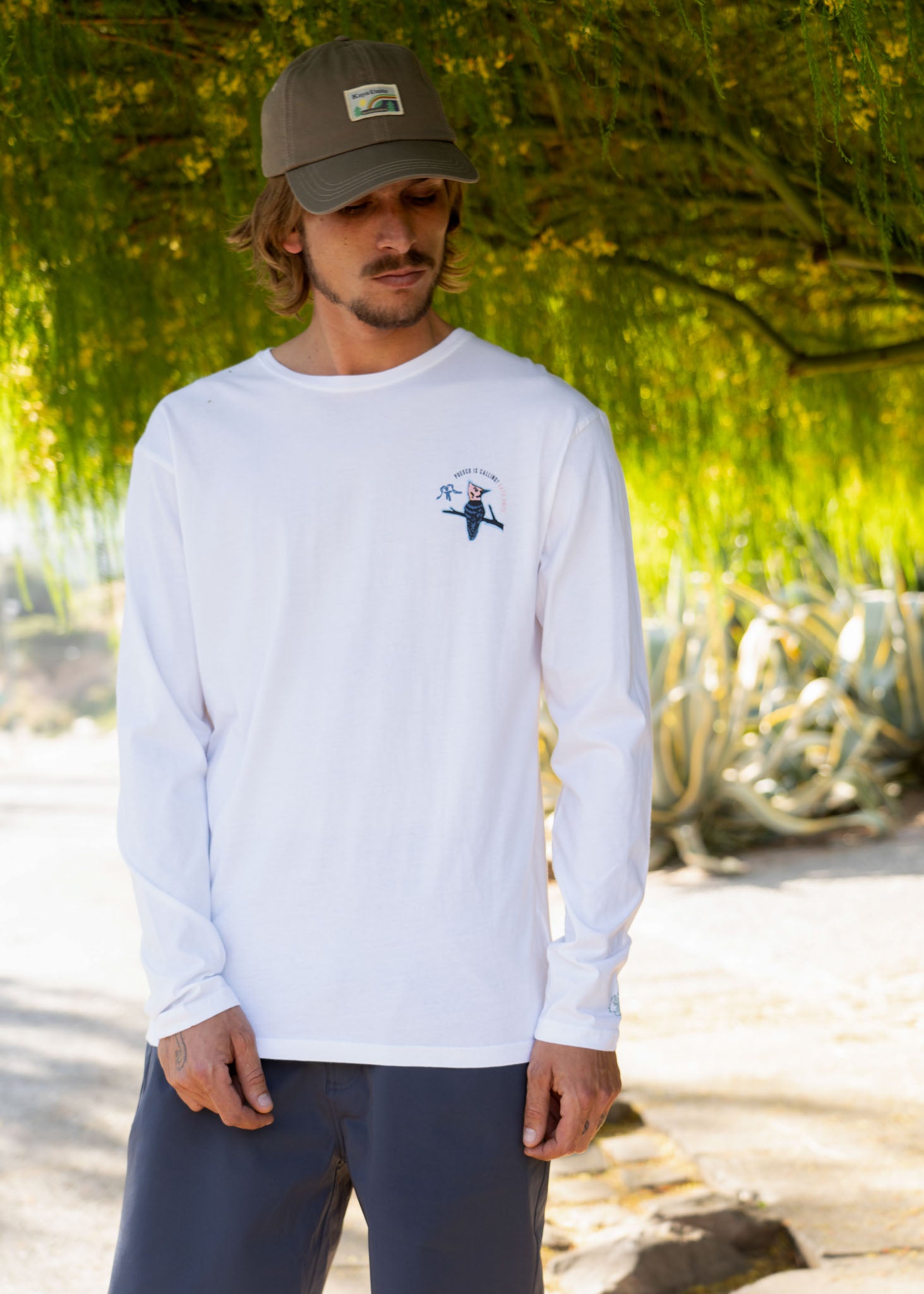 Polera Manga Larga Puesco - Blanca