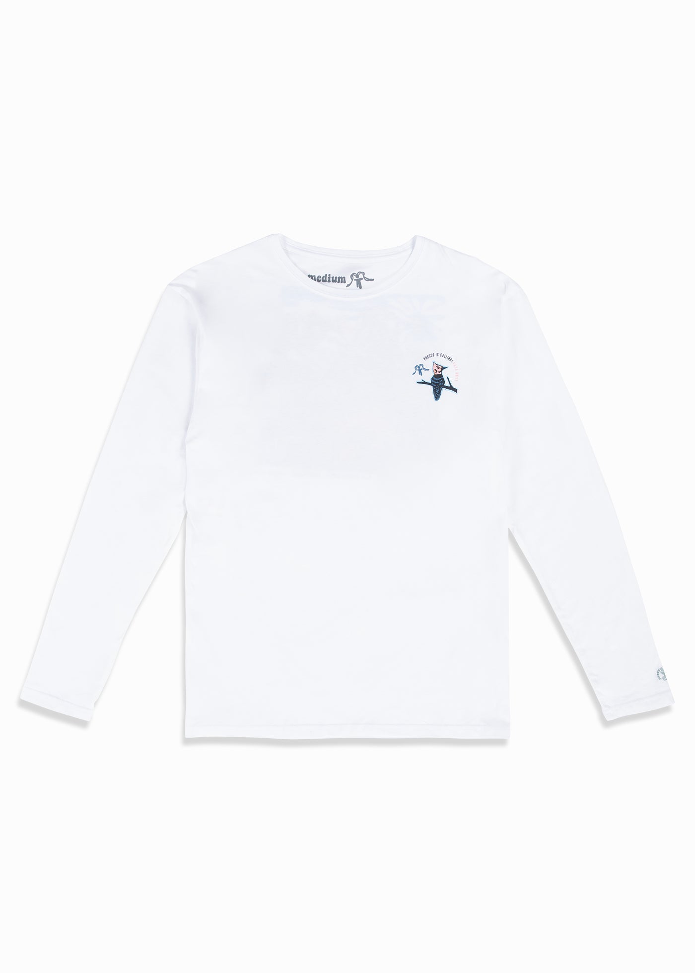 Polera Manga Larga Puesco - Blanca