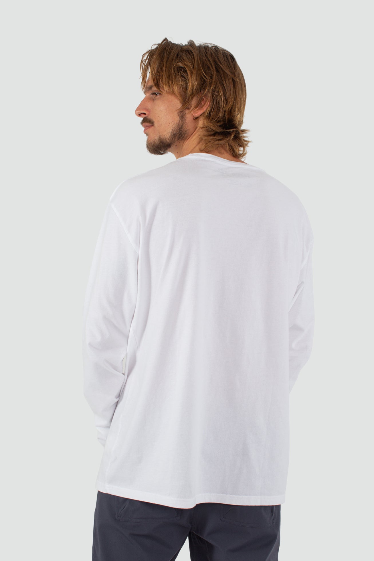 Polera Manga Larga Daily - Blanca