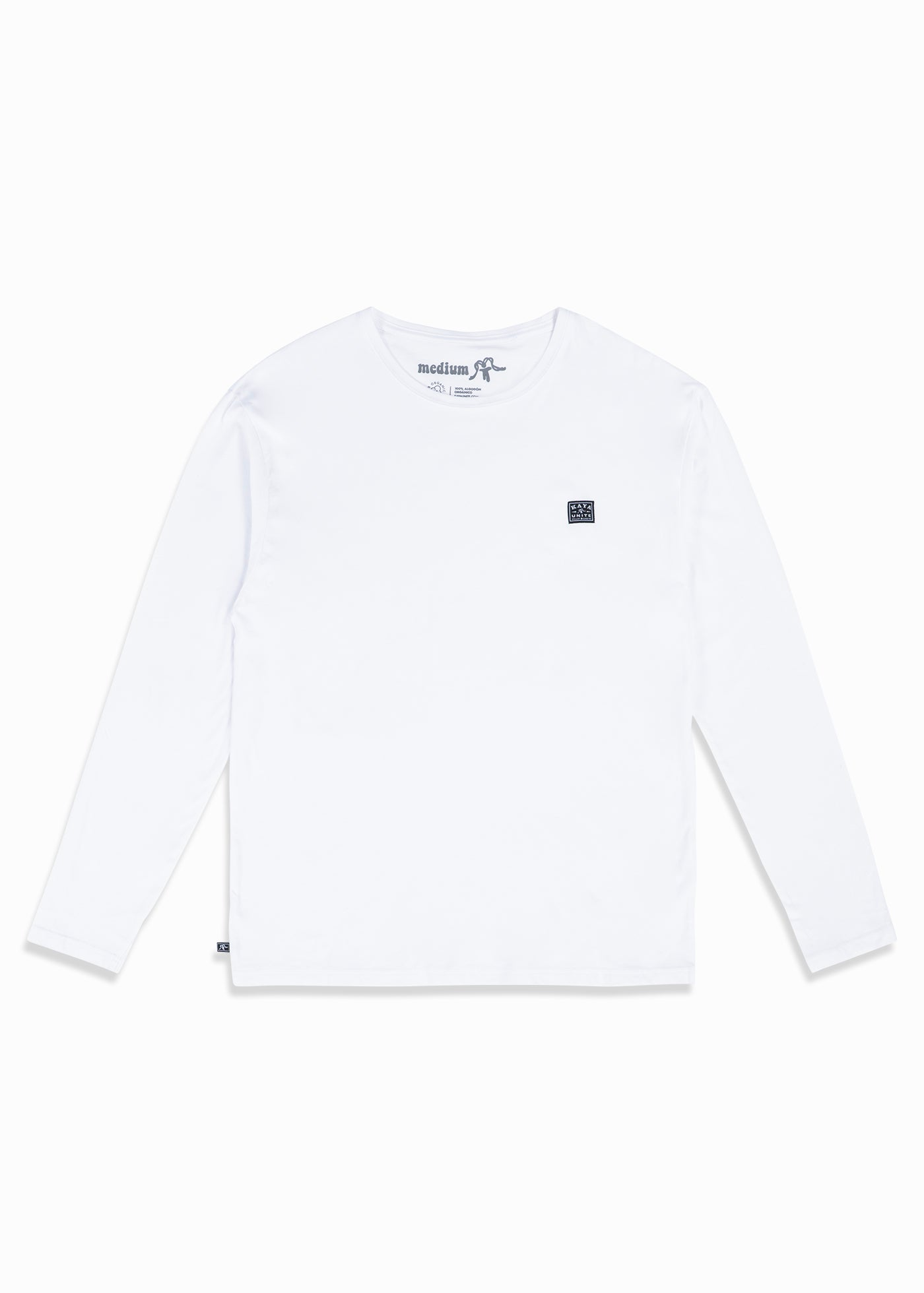 Polera Manga Larga Daily - Blanca