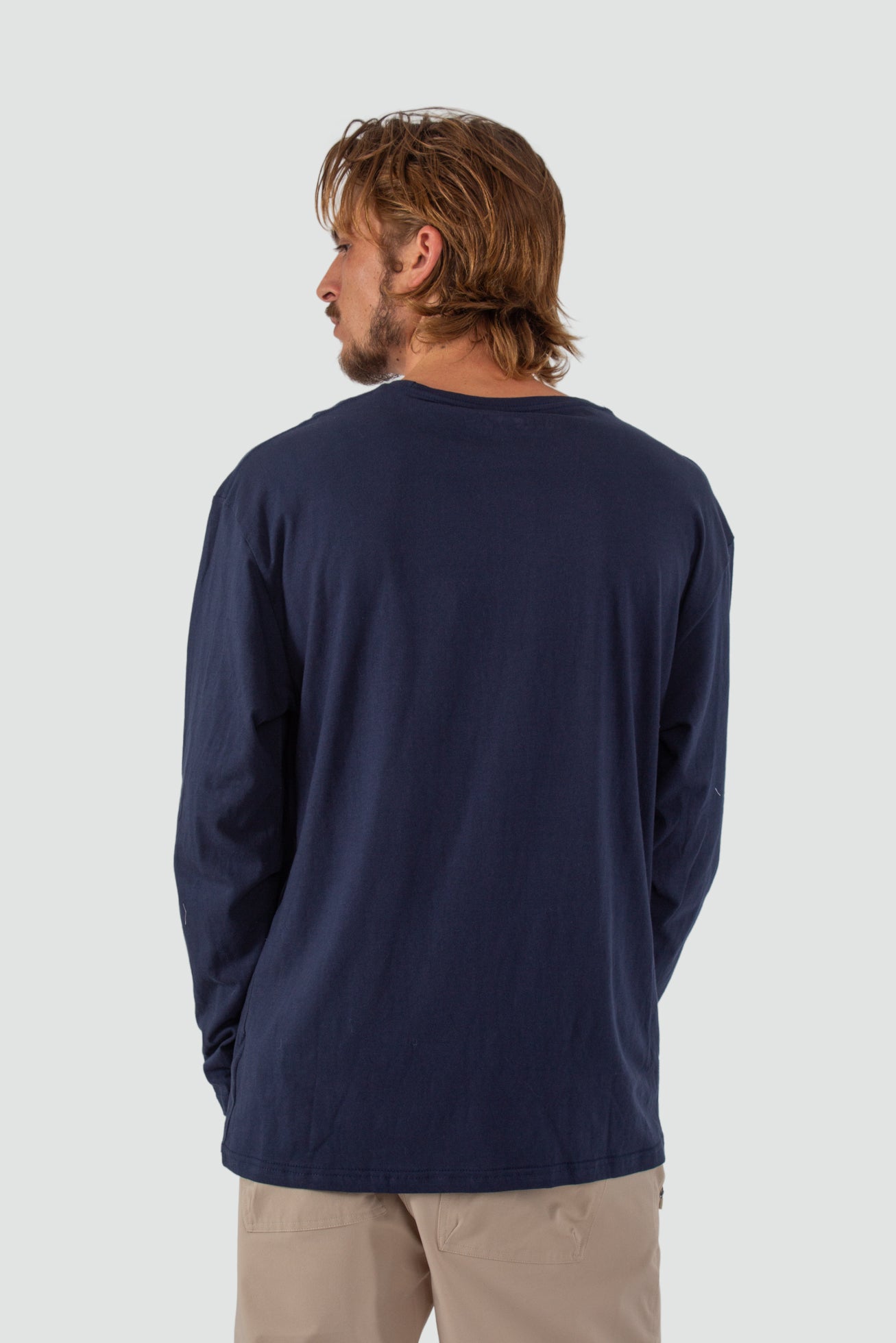 Polera Manga Larga Daily - Navy