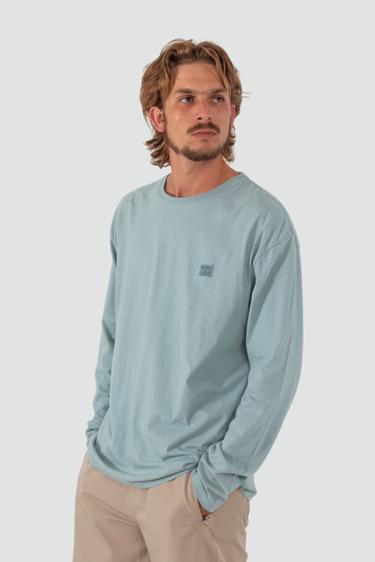 Polera Manga Larga Daily - Soft Verde