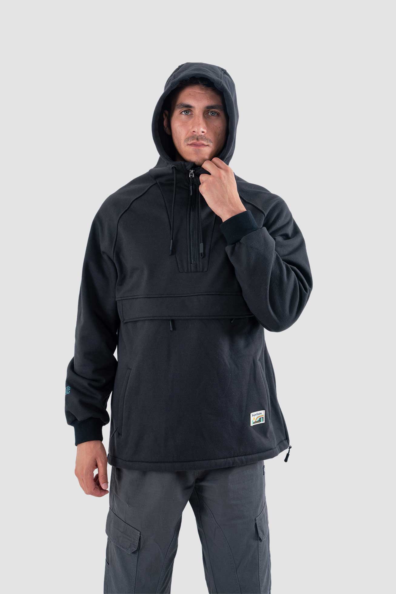 Chaqueta Cortaviento Surazo Hood - Negro