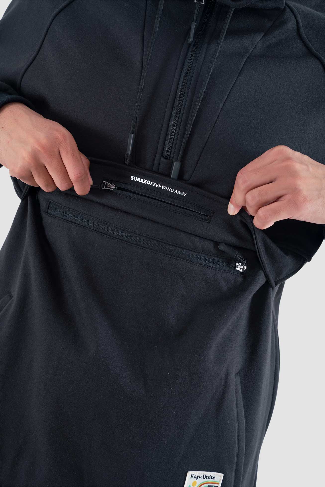 Chaqueta Cortaviento Surazo Hood - Negro