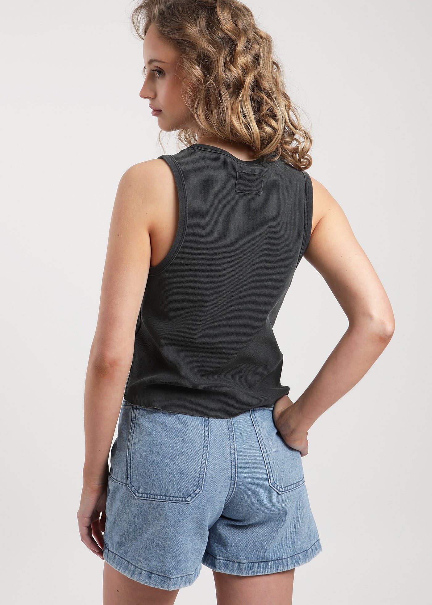 Polera Mujer Tank Good - Negro