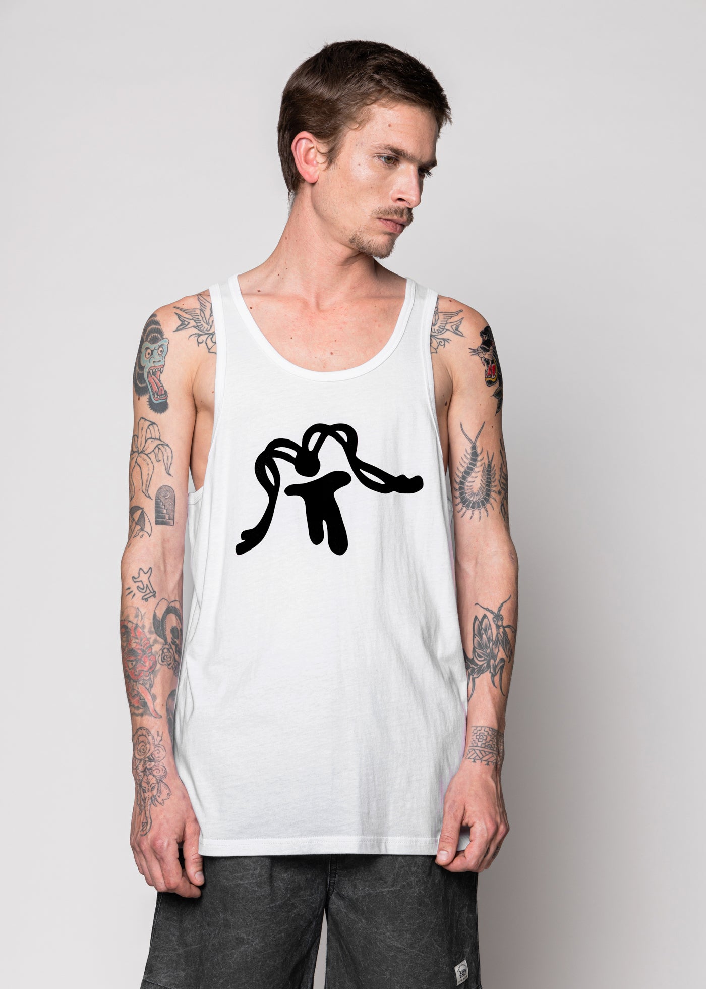 Sudadera Tank Aqua White