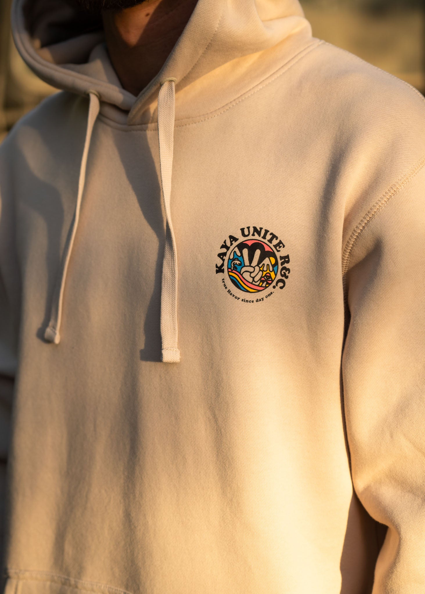 Polerón Hoodie Planet - Bone