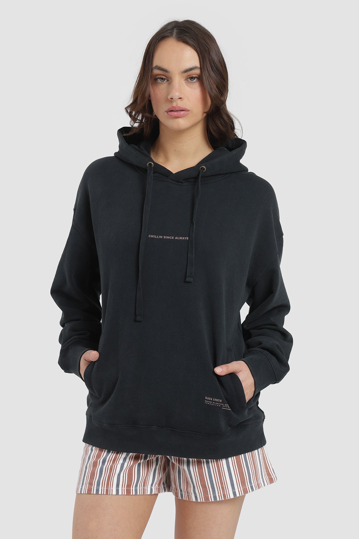 Polerón Hoodie Daily Mujer - Negro