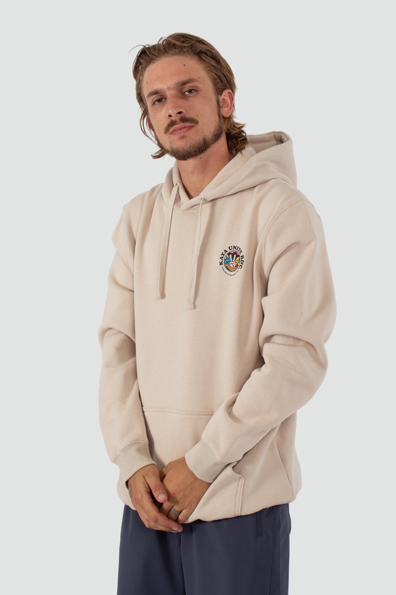 Polerón Hoodie Planet - Bone