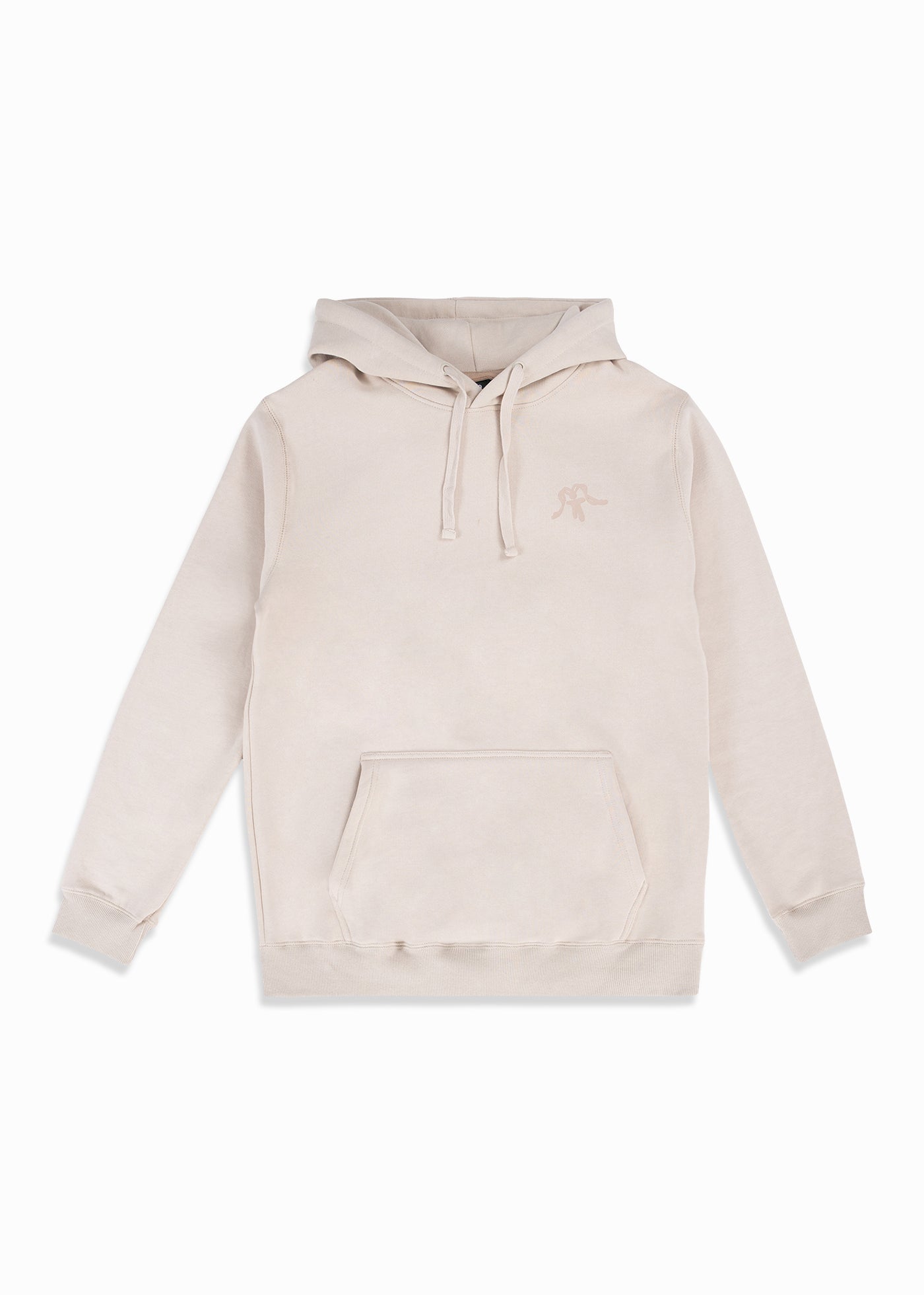 Polerón Hoodie Algodón Classy Hombre - Bone Light Gray