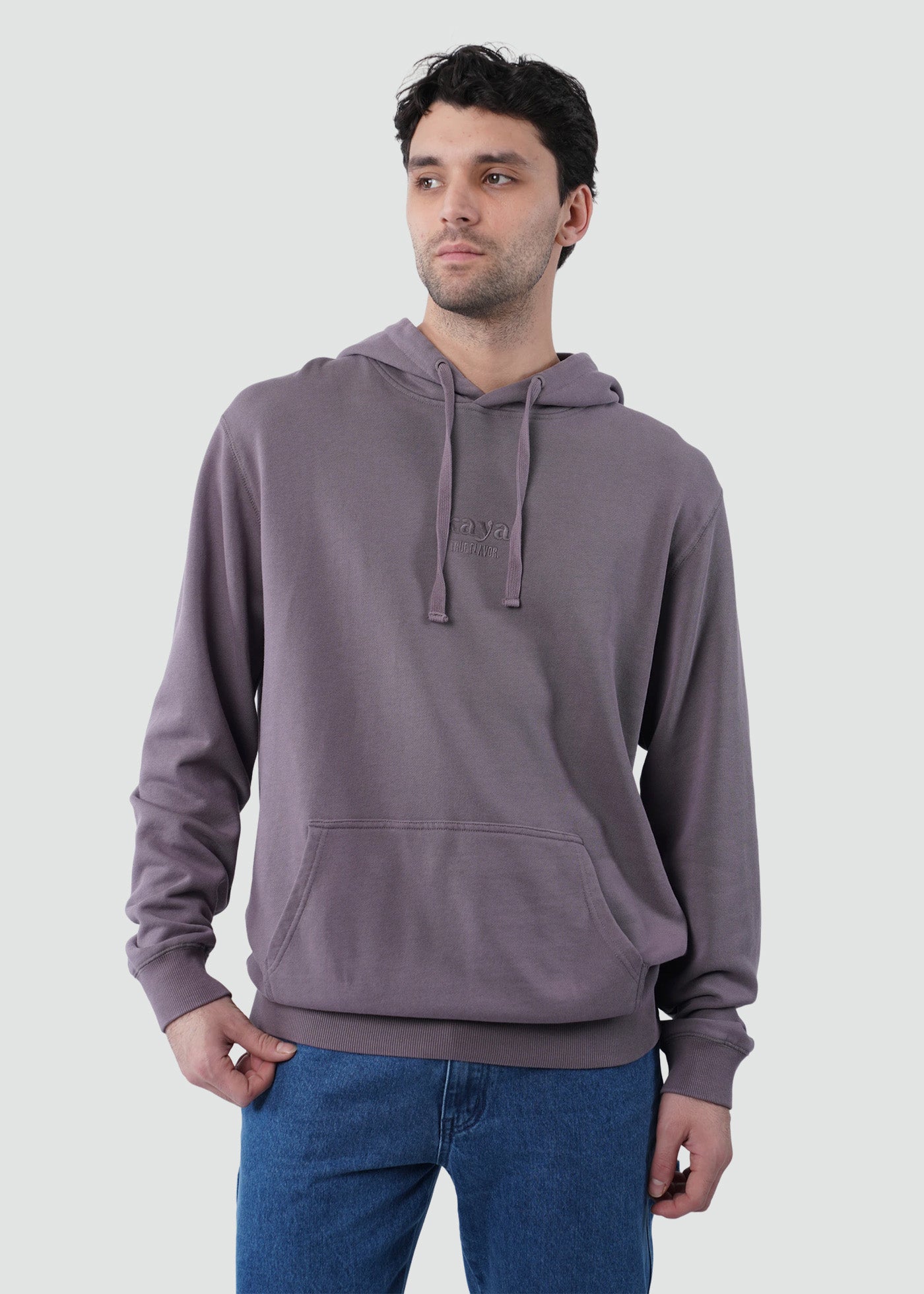 Polerón Hoodie Hombre Daily - Morado