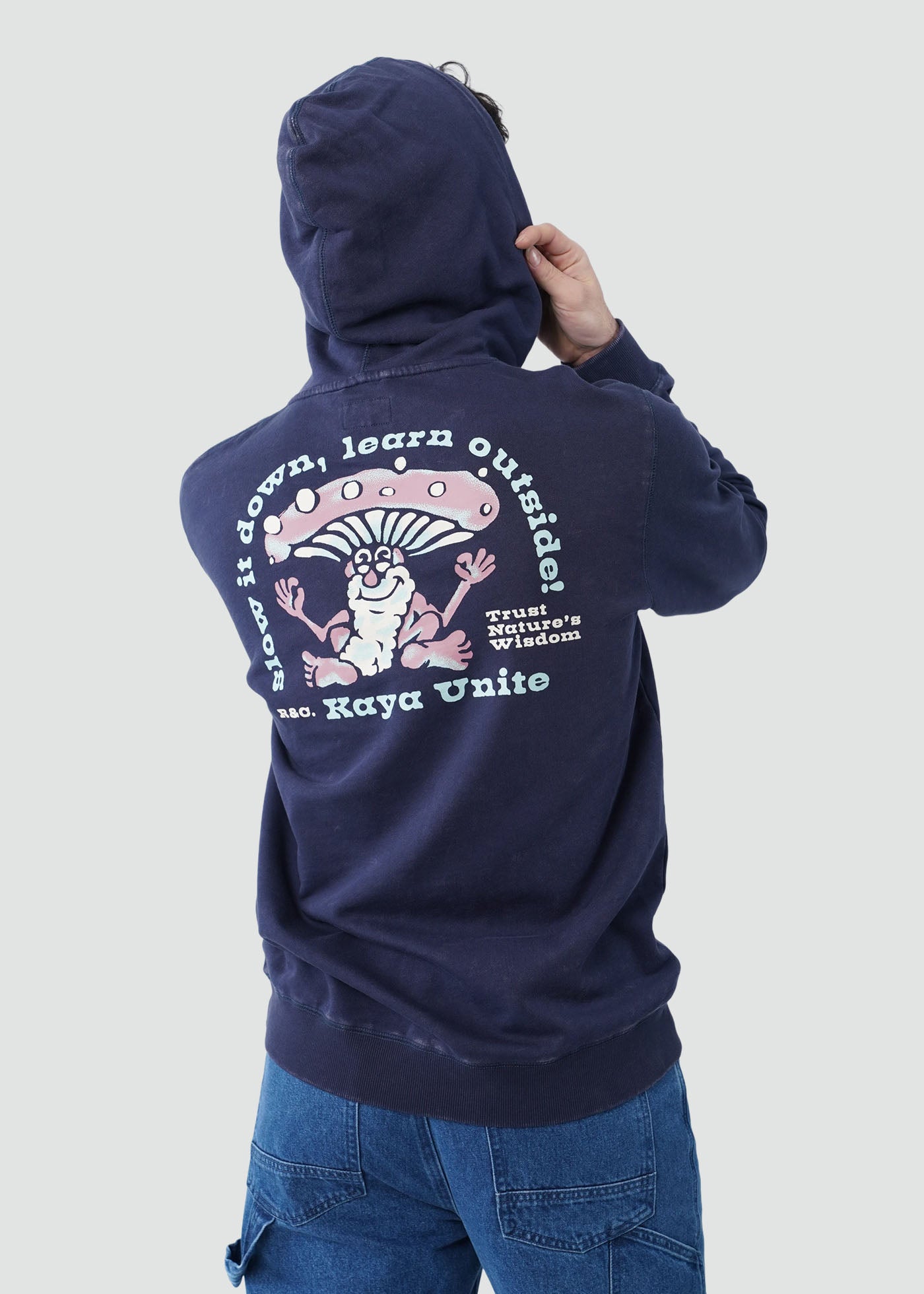 Polerón Hoodie Hombre Relax - Navy