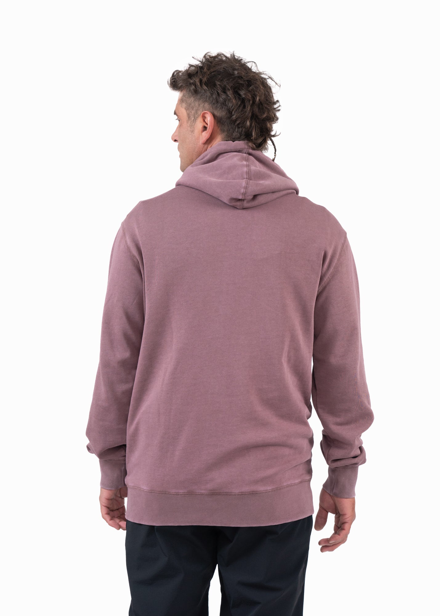 Polerón Full Zip Liviano Solid Plum