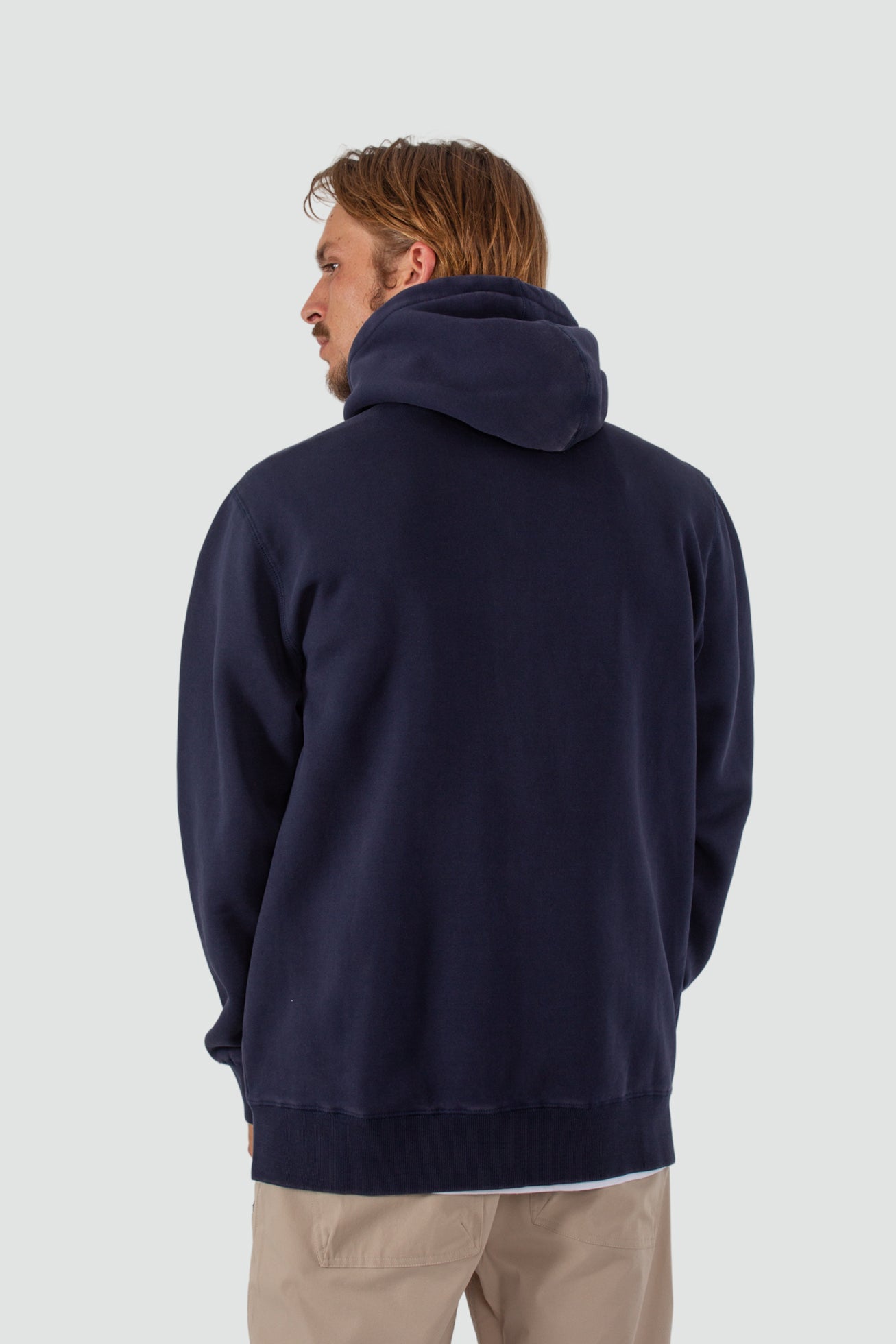 Polerón Full Zip Patch - Navy
