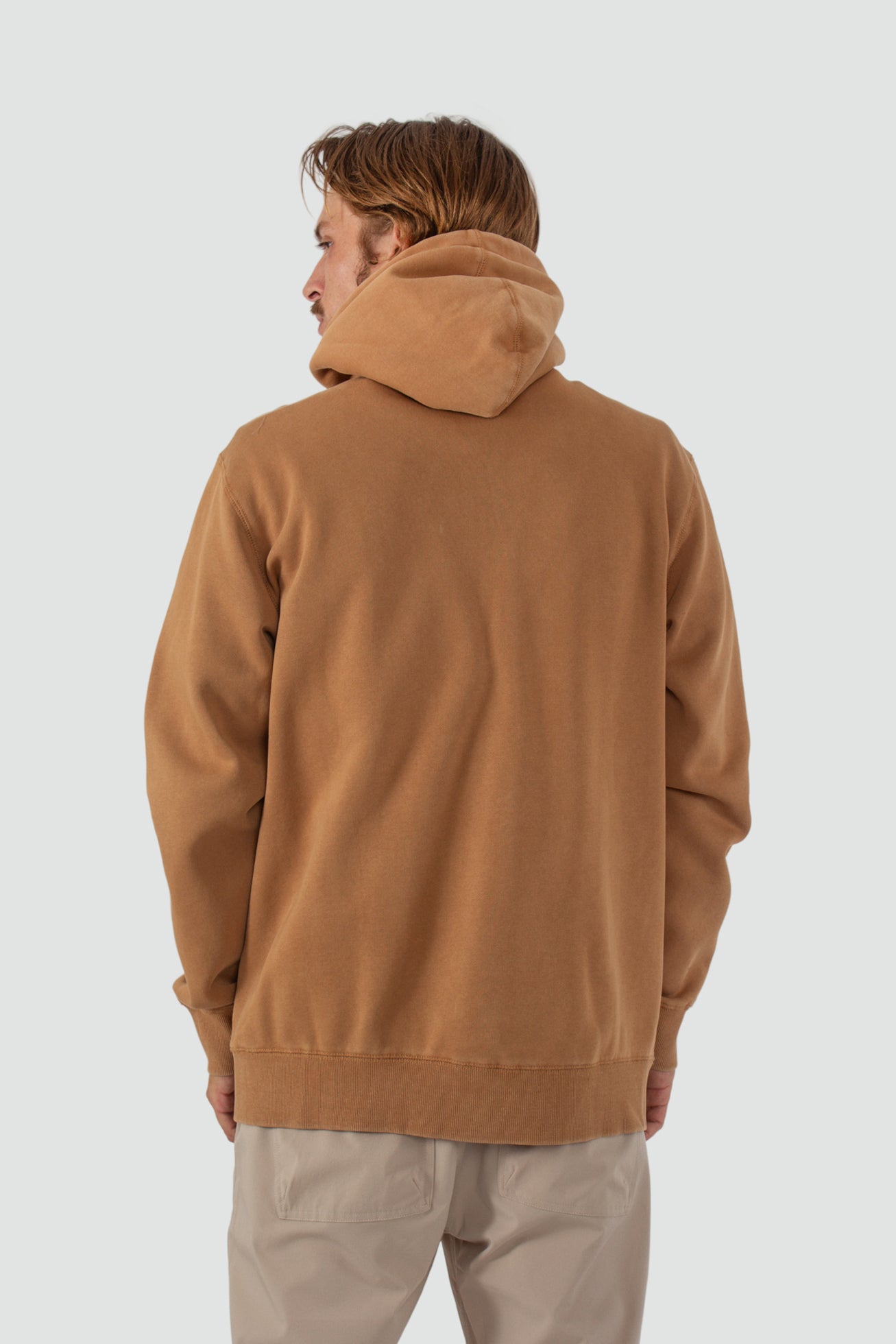 Polerón Full Zip Daily - Tobacco