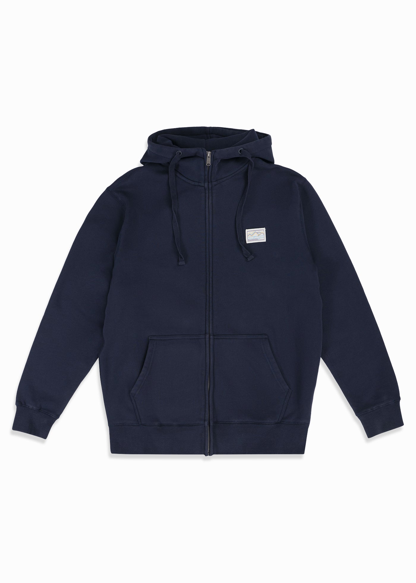 Polerón Full Zip Patch - Navy