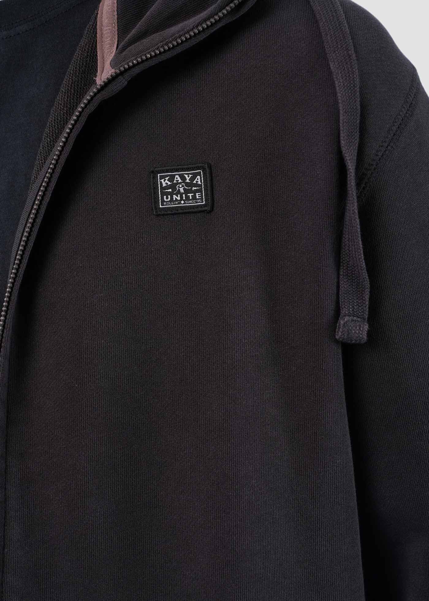 Polerón Full Zip Hombre Daily - Negro