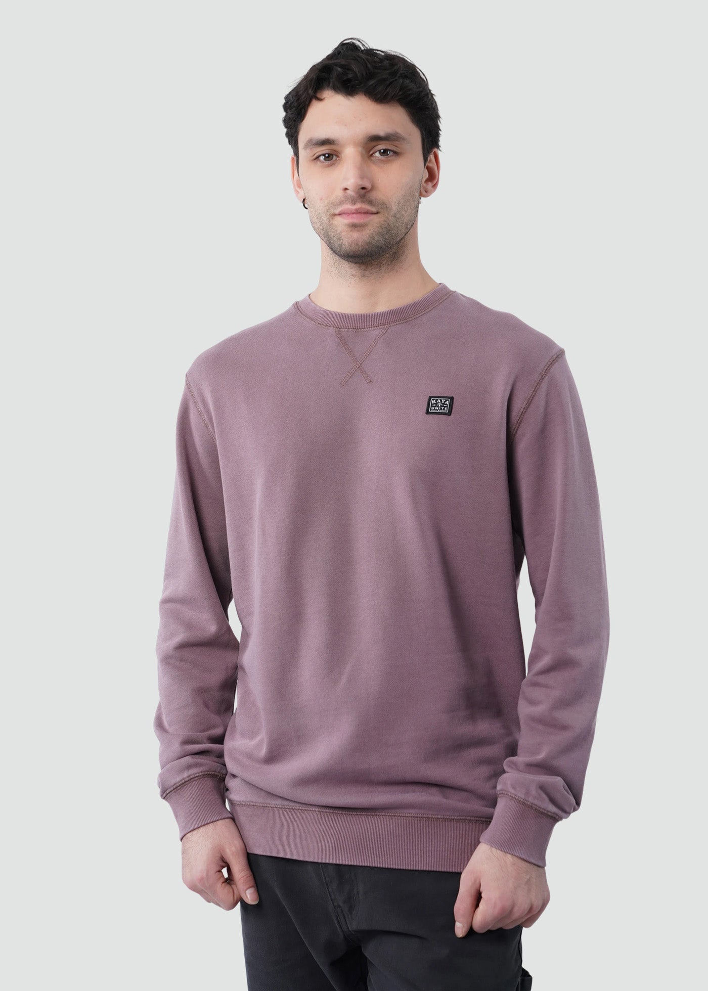 Polerón Hombre Crewneck Daily - Malva
