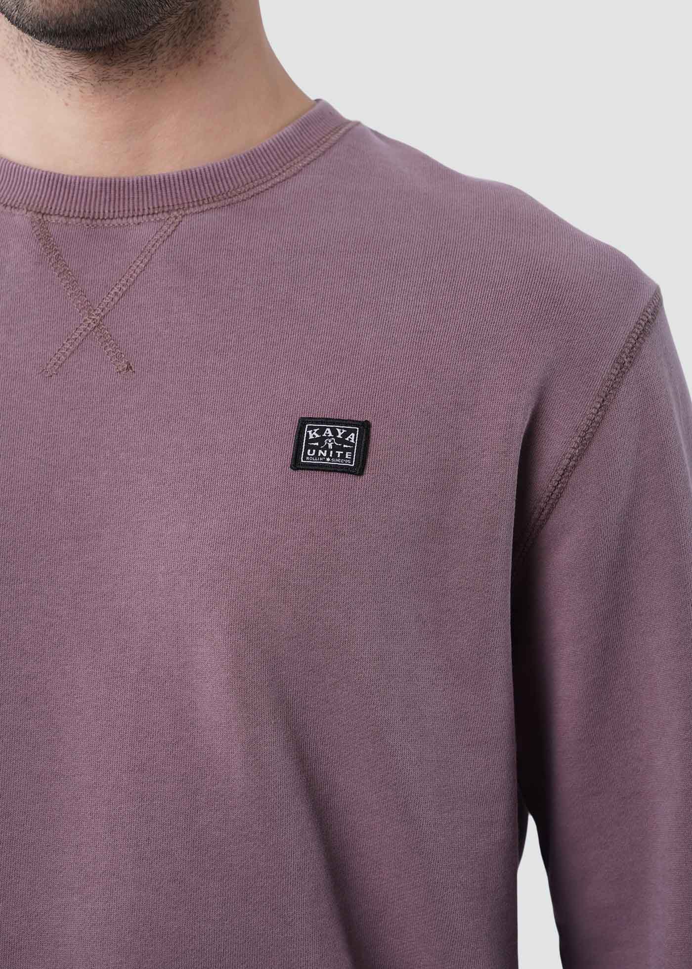 Polerón Hombre Crewneck Daily - Malva