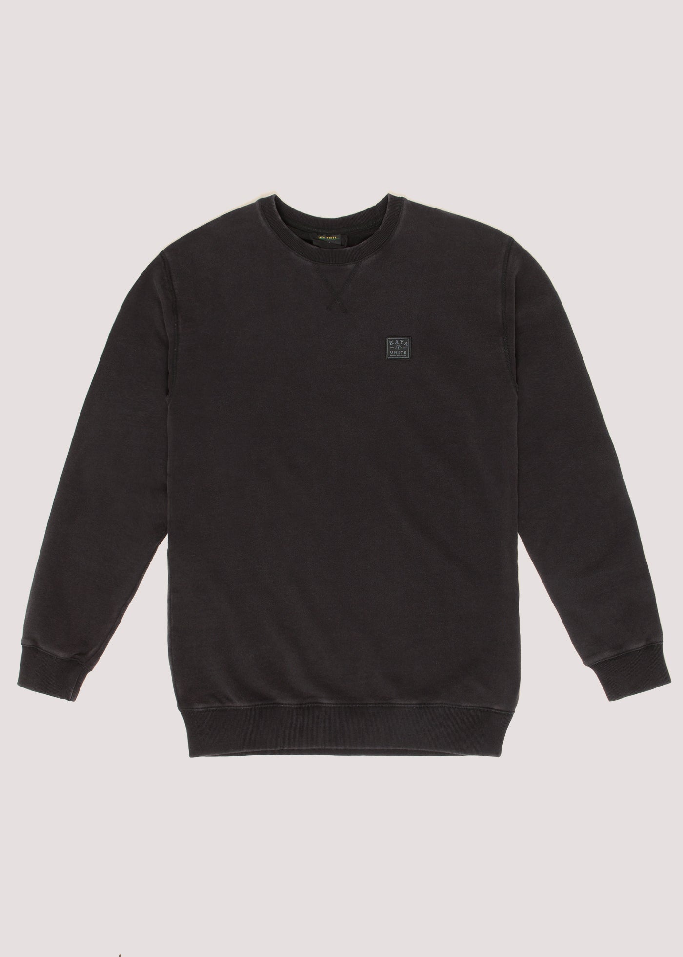 Crewneck Daily Black Dark Slate Gray
