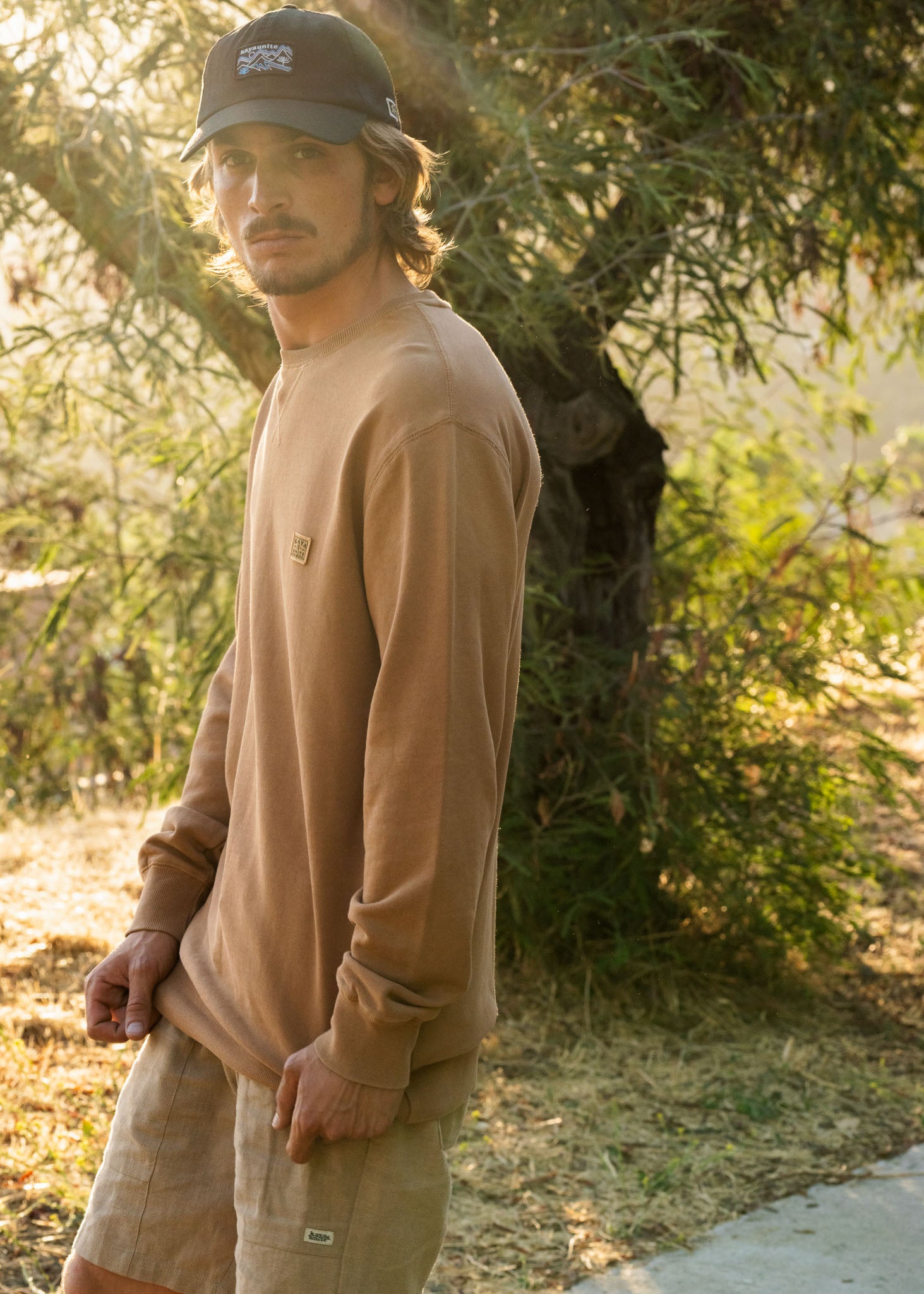 Polerón Crewneck Daily - Tobacco