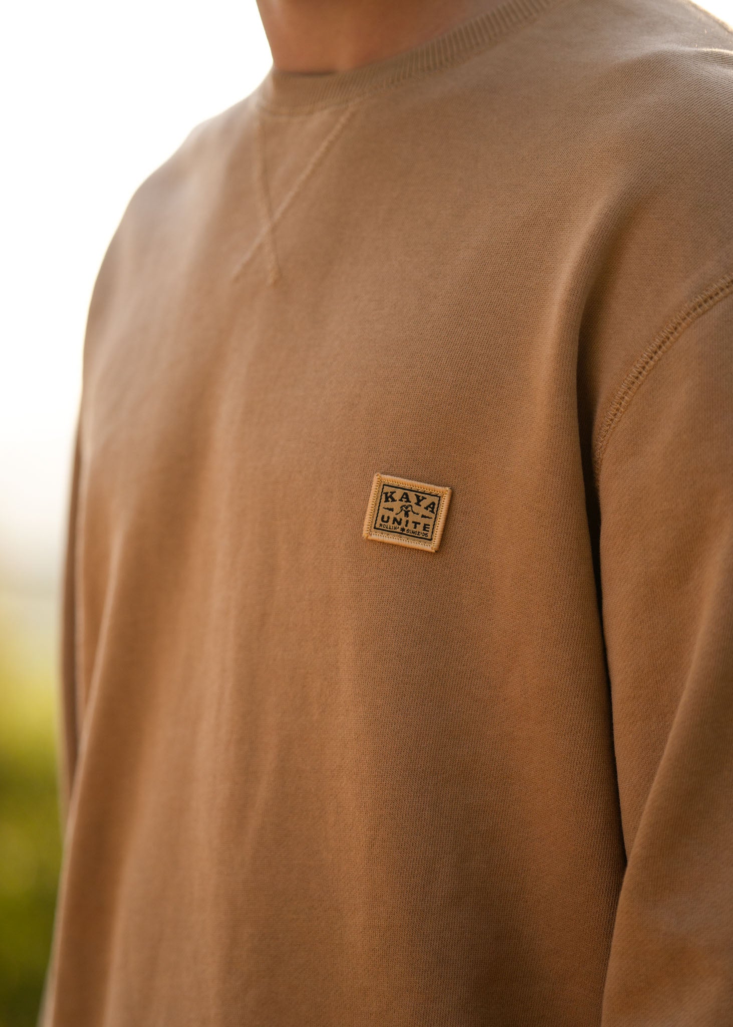 Polerón Crewneck Daily - Tobacco